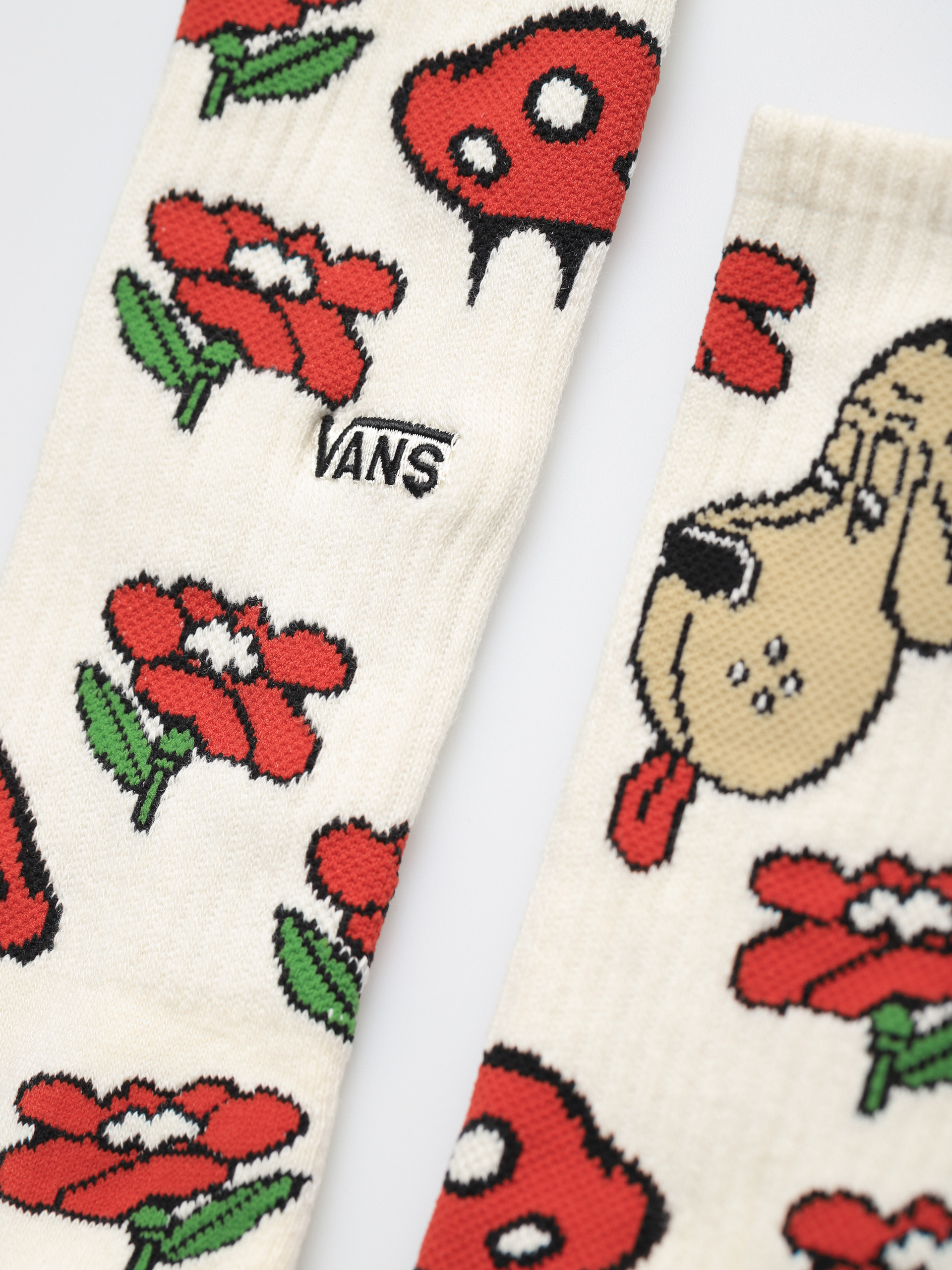 Skarpetki Vans Lazy Dog Crew (antique white)