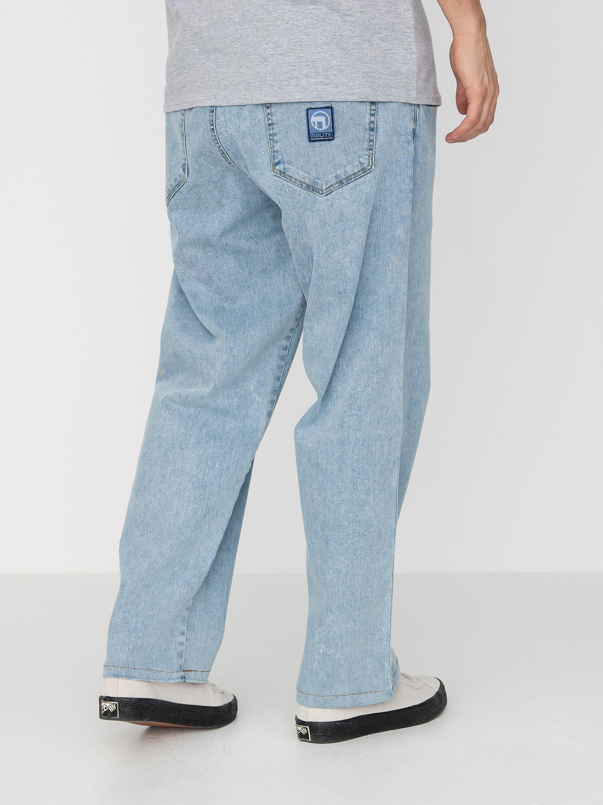 Spodnie Malita Jeans Log Sl (elastic blue)
