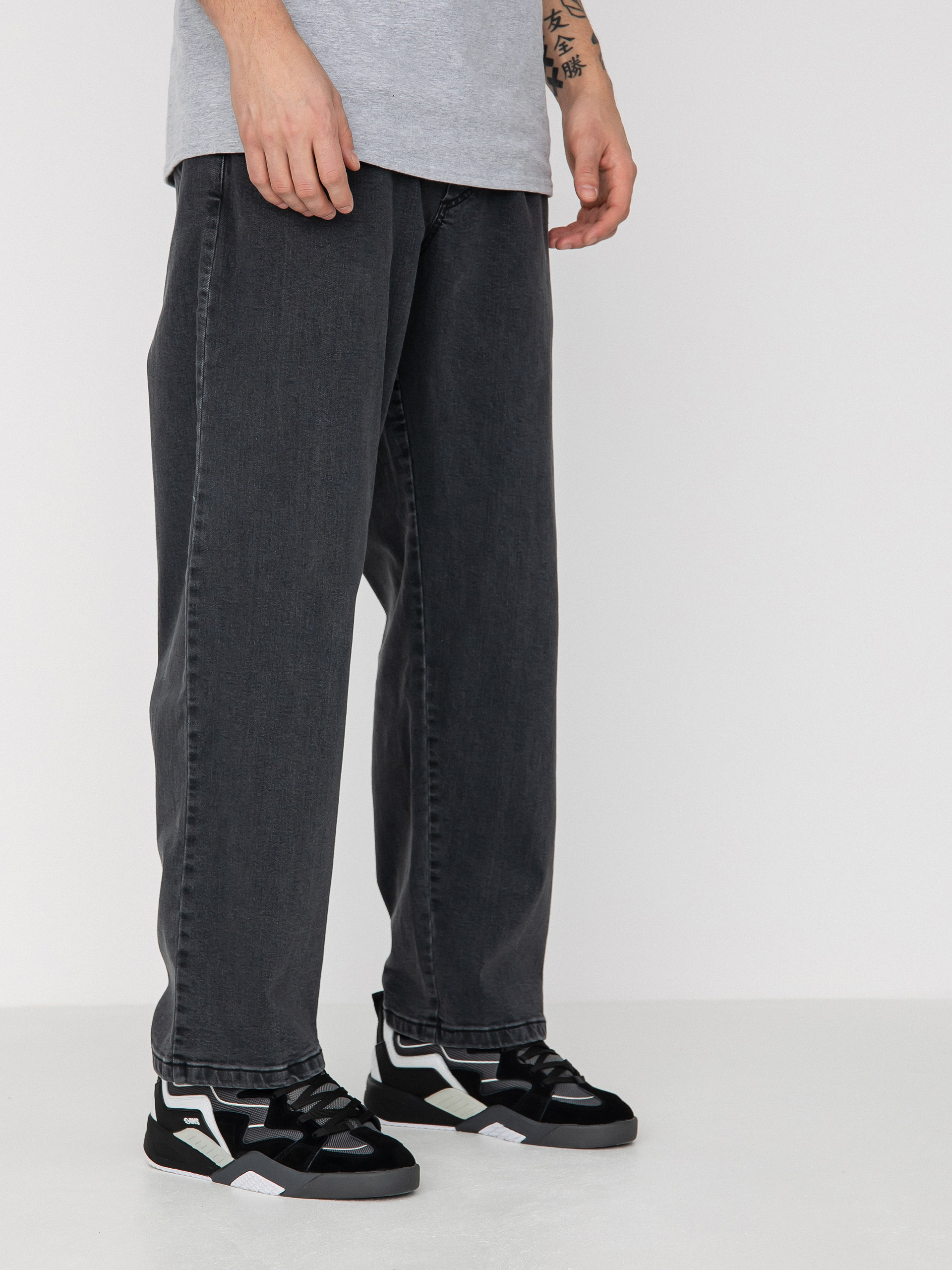 Spodnie Malita Jeans Log Sl (elastic black)