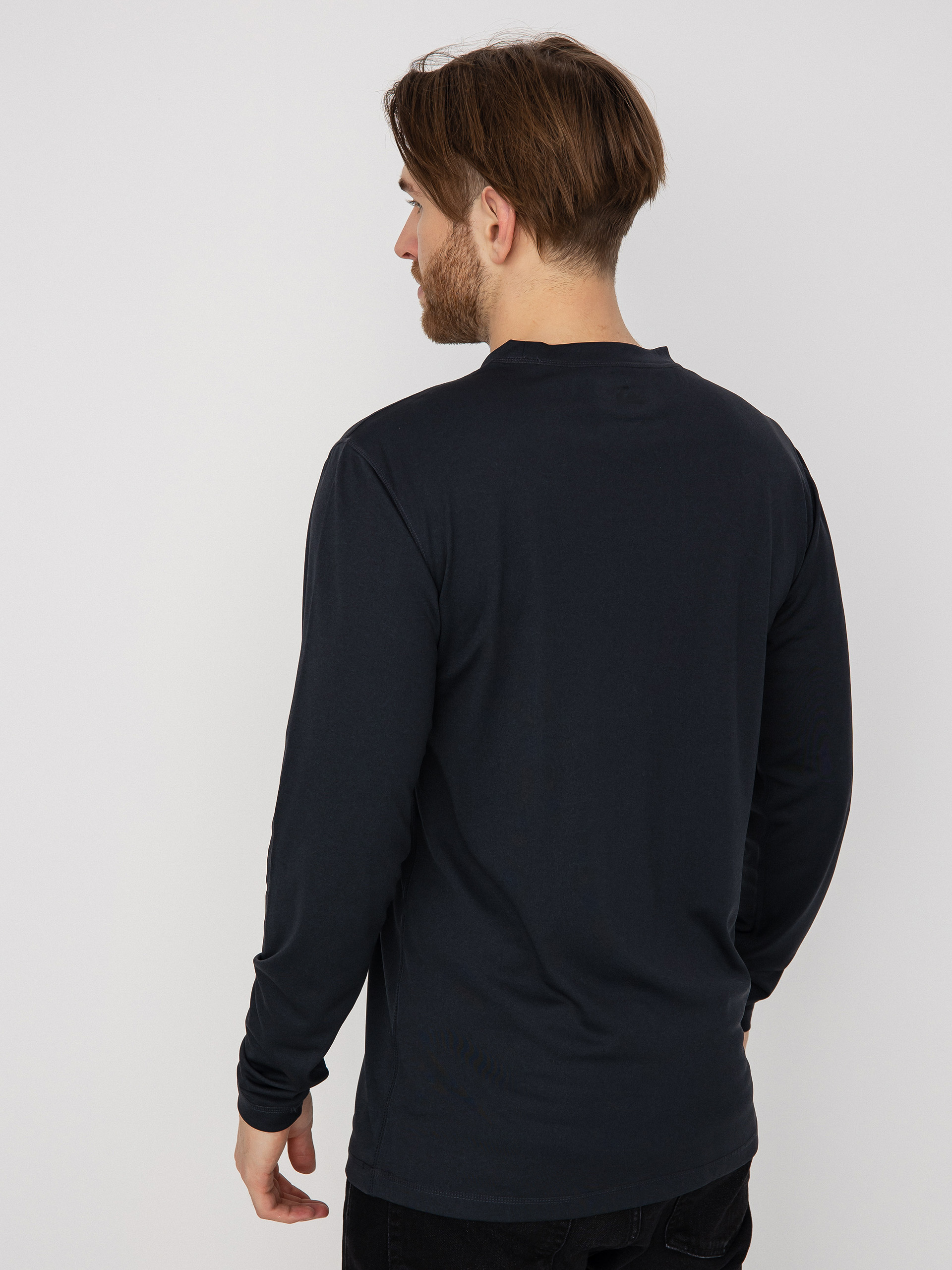 Męski Longsleeve aktywny Quiksilver Territory Layer (true black)