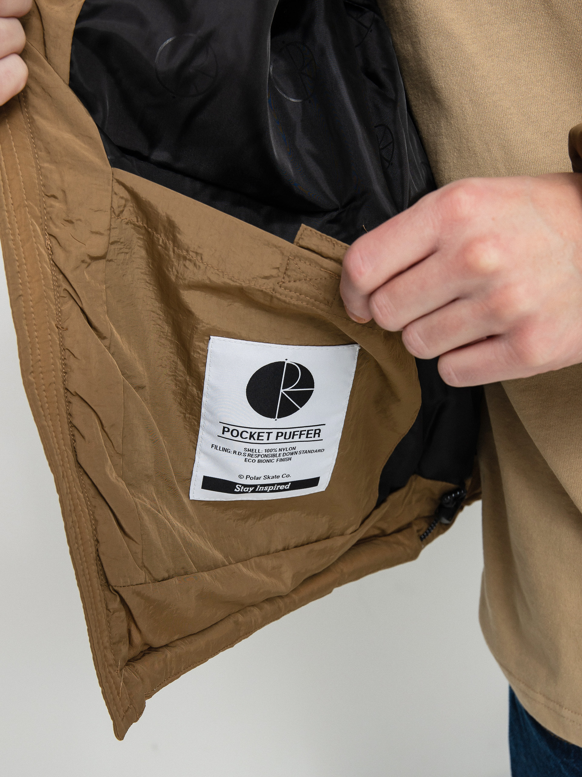 Kurtka Polar Skate Pocket Puffer (antique gold)