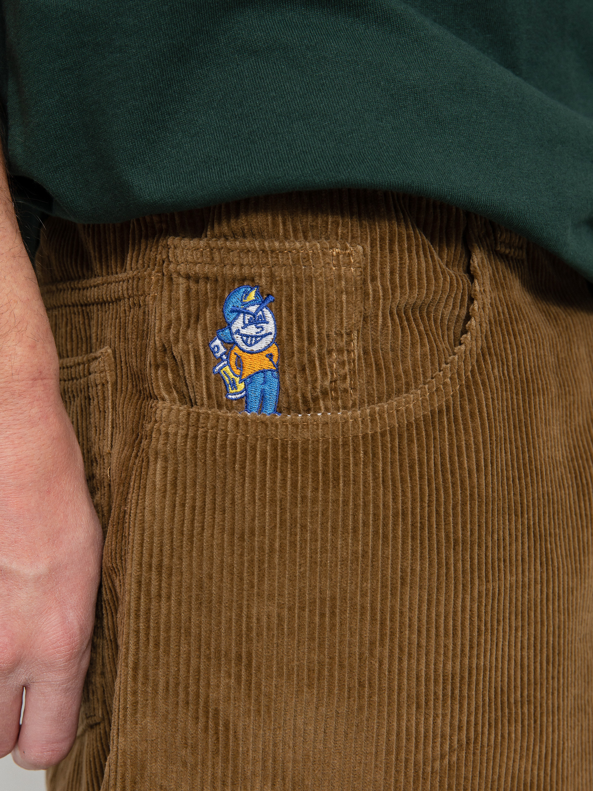 Spodnie Polar Skate 93! Cords (brass)