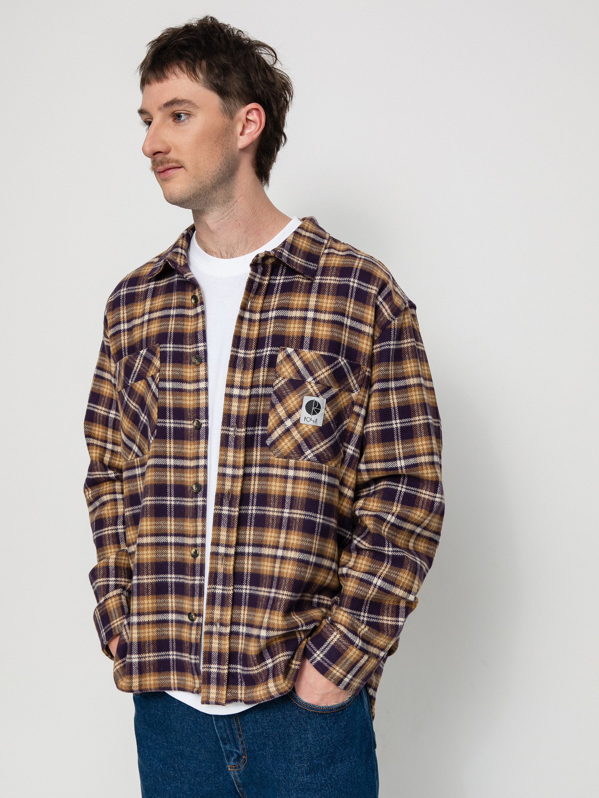 Koszula Polar Skate Flannel (plum)