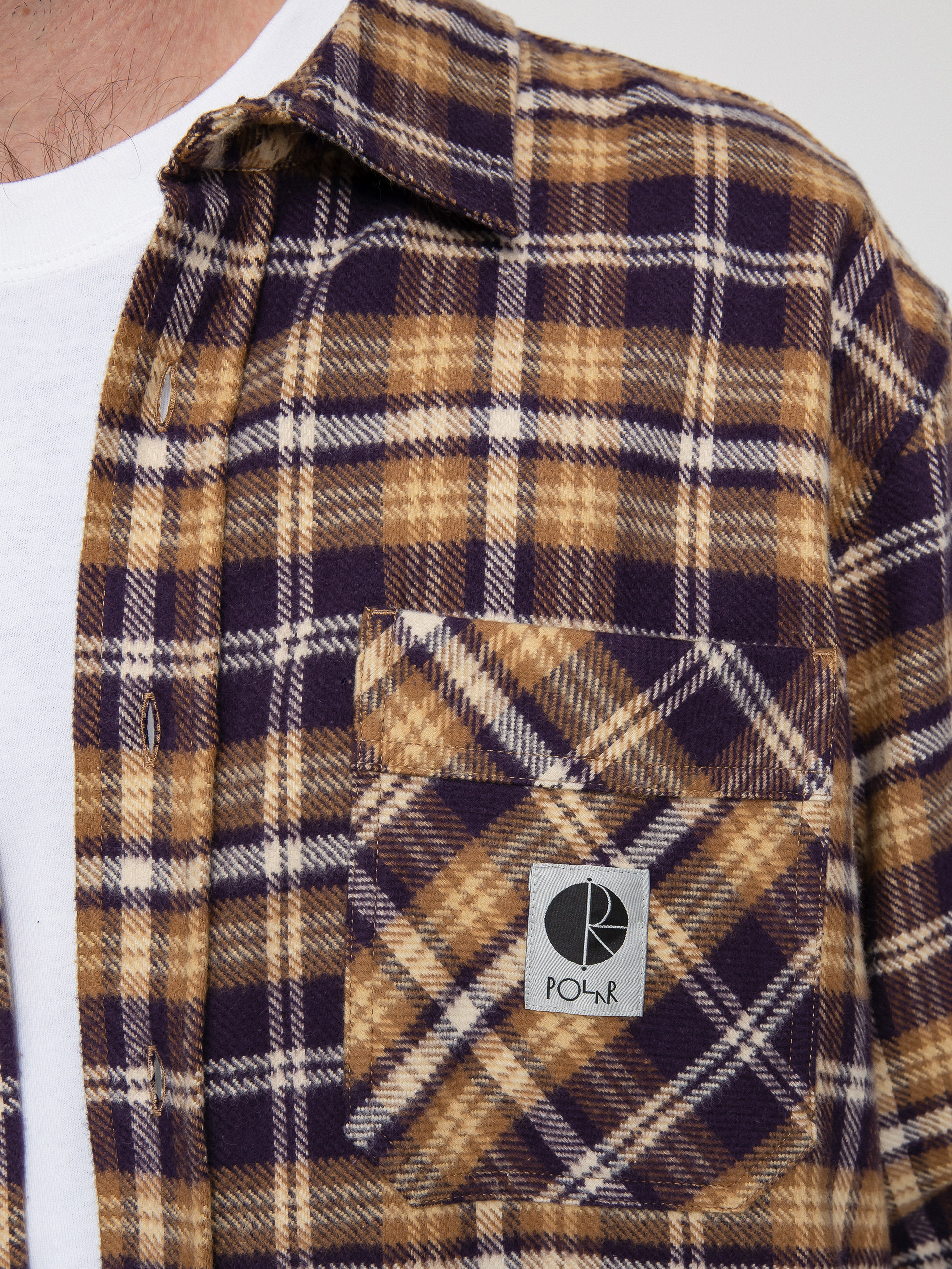 Koszula Polar Skate Flannel (plum)