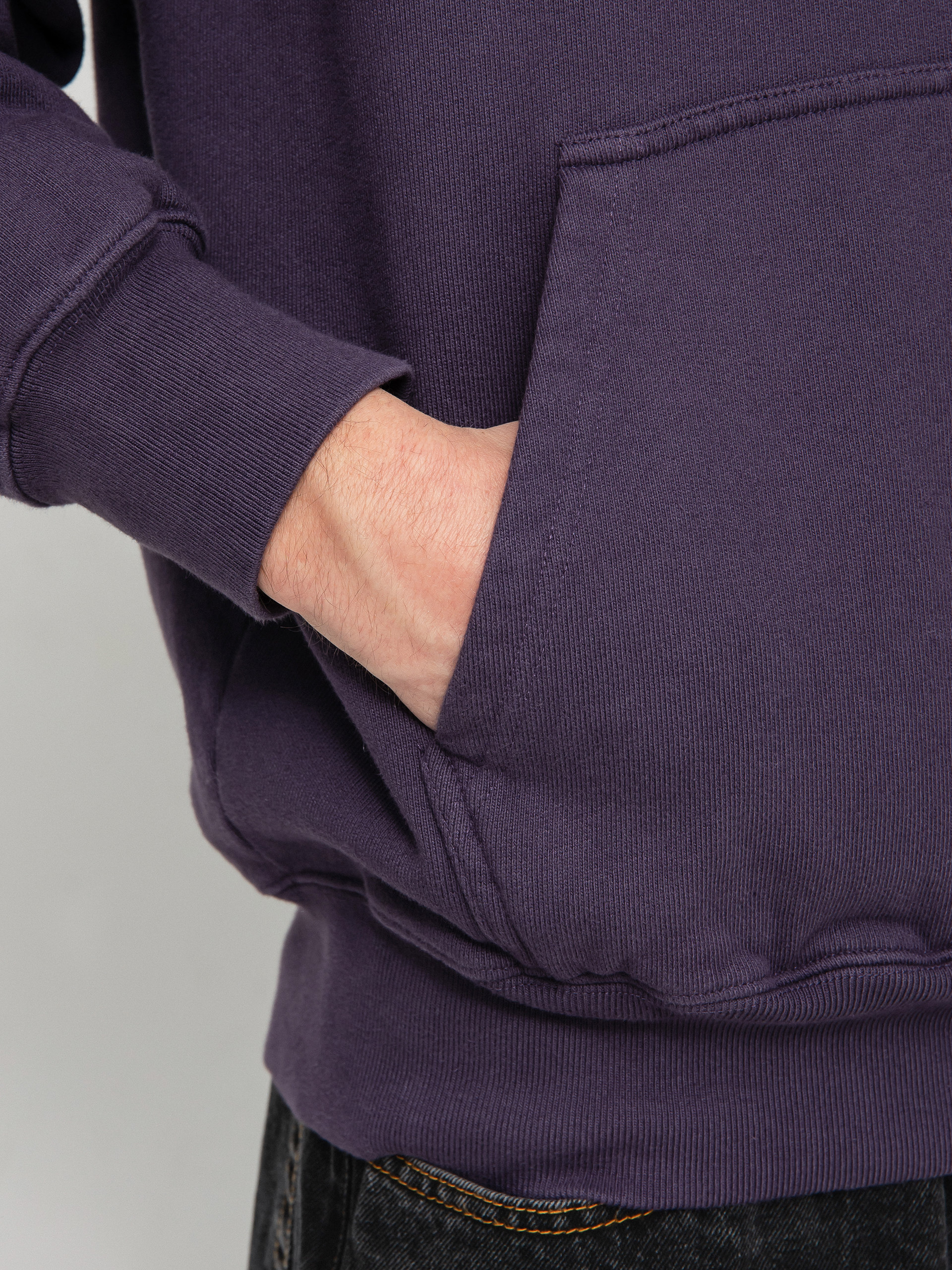 Bluza z kapturem Polar Skate Patch HD (dark violet)
