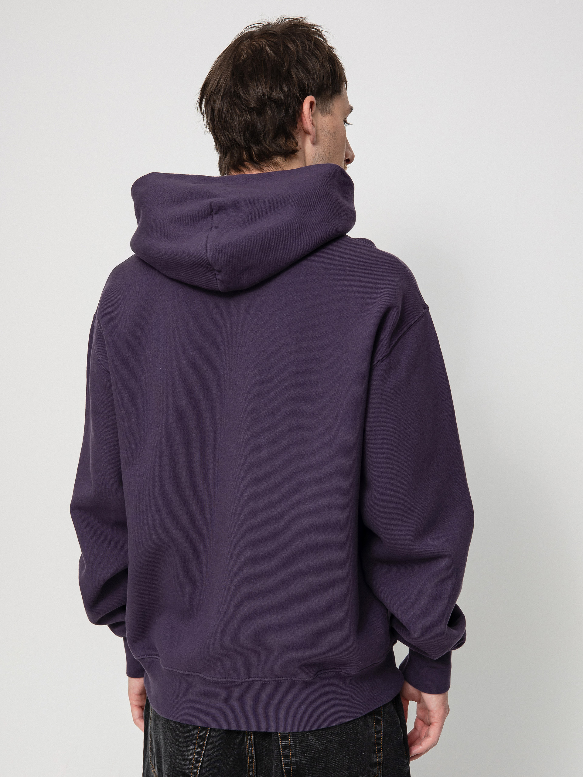 Bluza z kapturem Polar Skate Patch HD (dark violet)