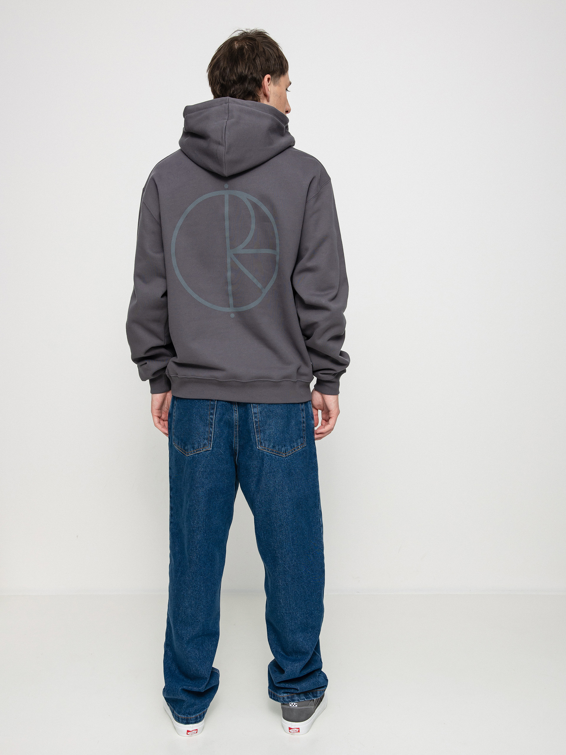 Bluza z kapturem Polar Skate Stroke Logo HD (graphite)