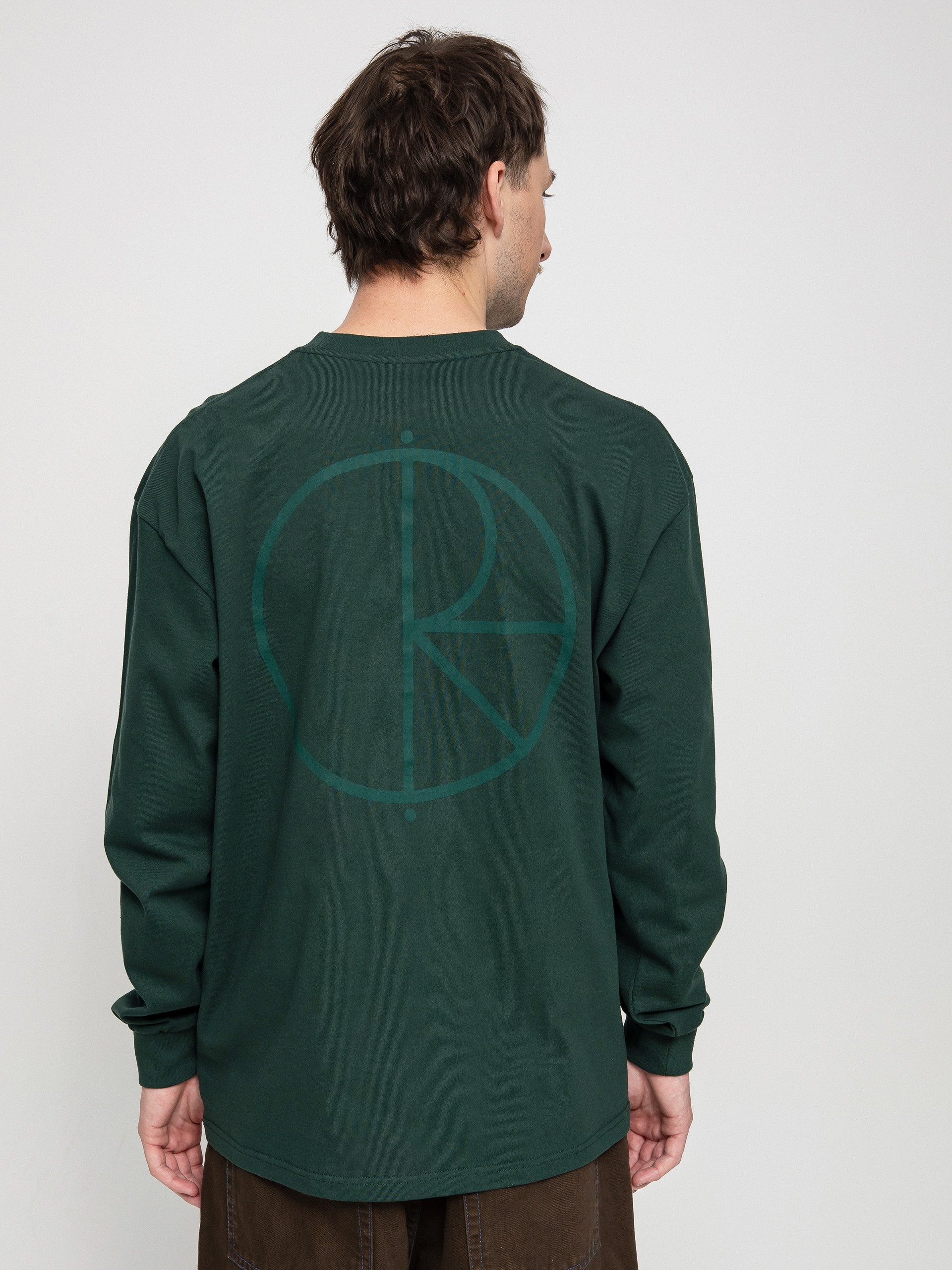 Longsleeve Polar Skate Stroke Logo (dark green)