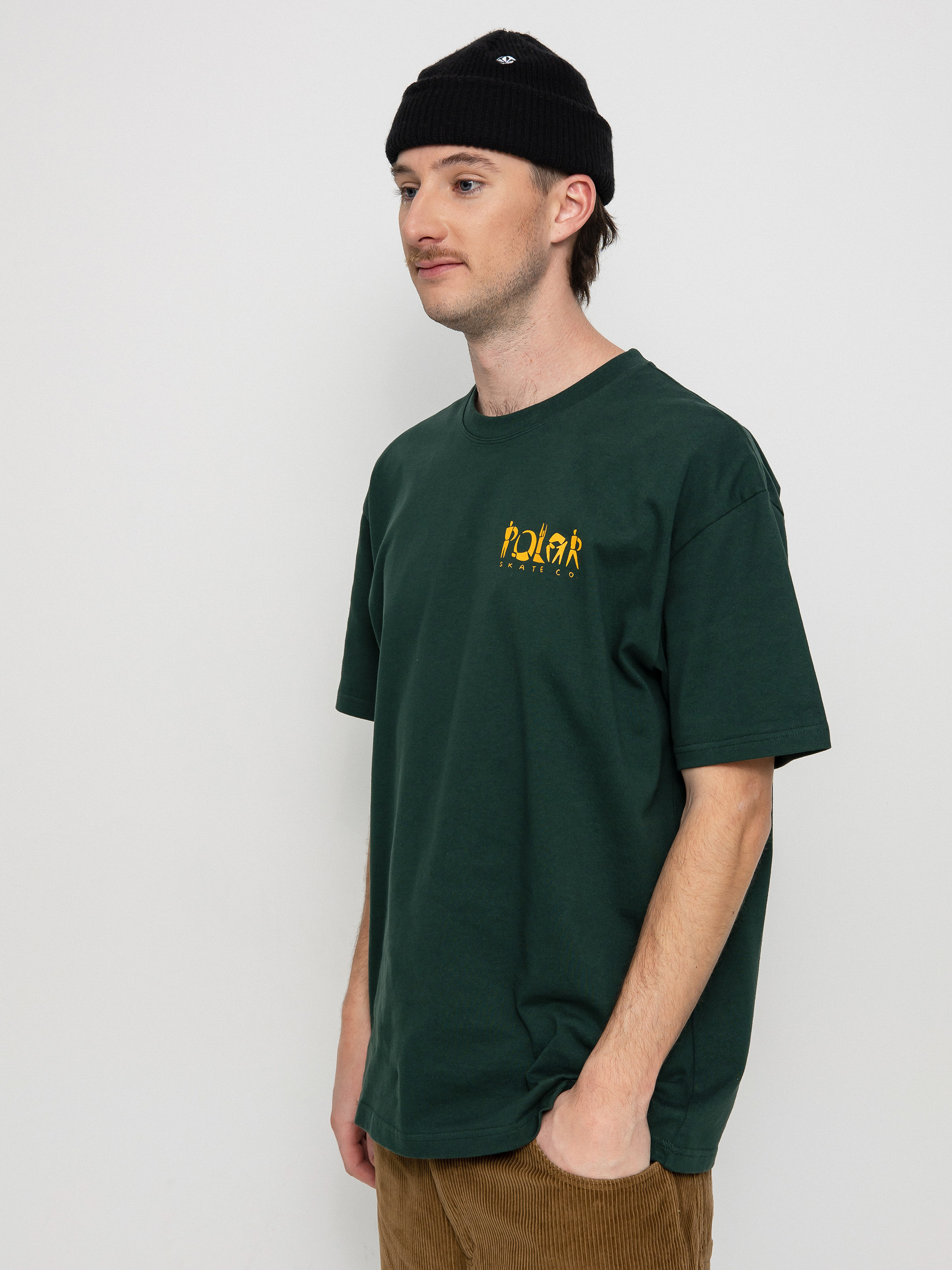 T-shirt Polar Skate Group Logo (dark green)