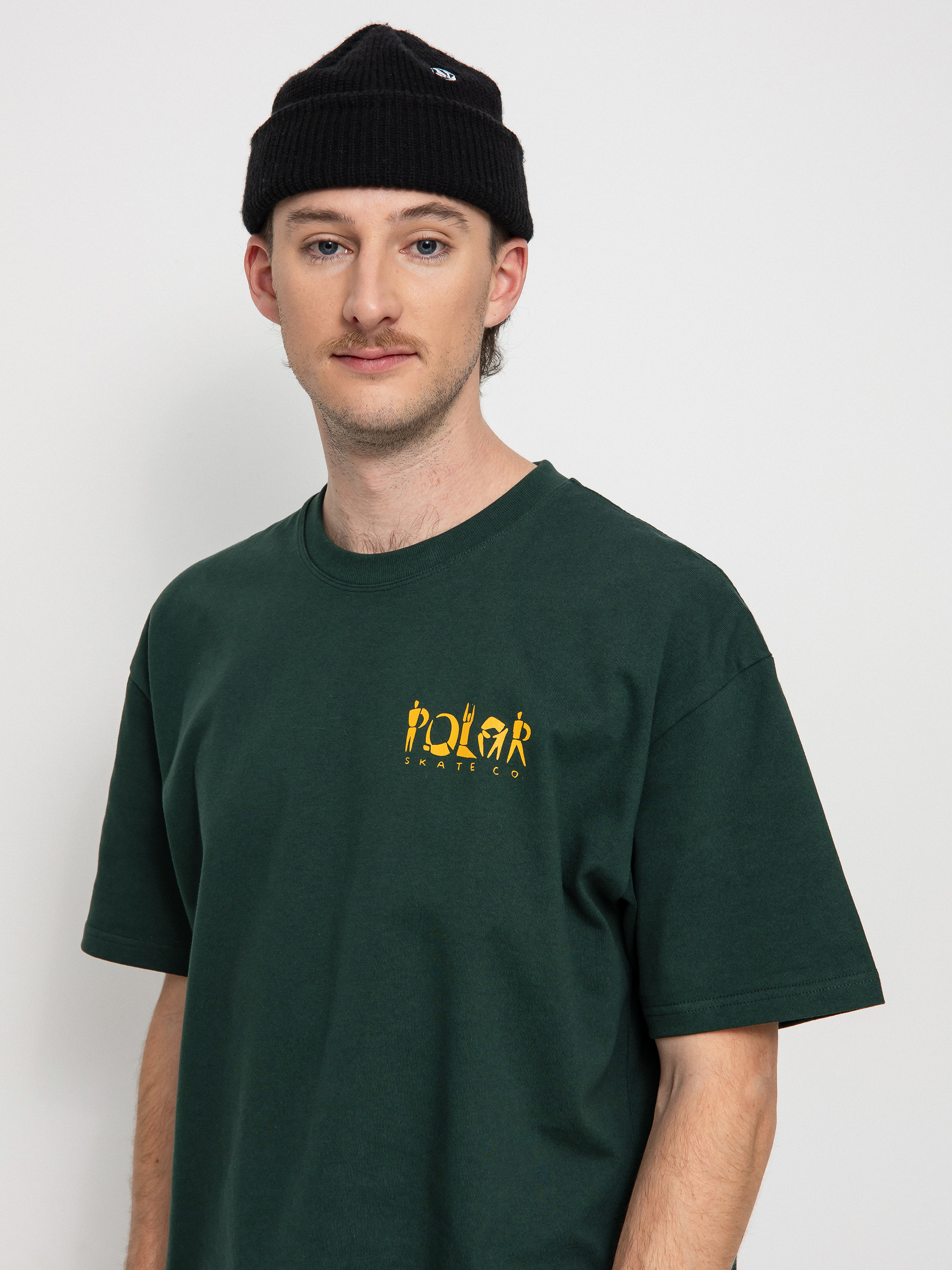 T-shirt Polar Skate Group Logo (dark green)