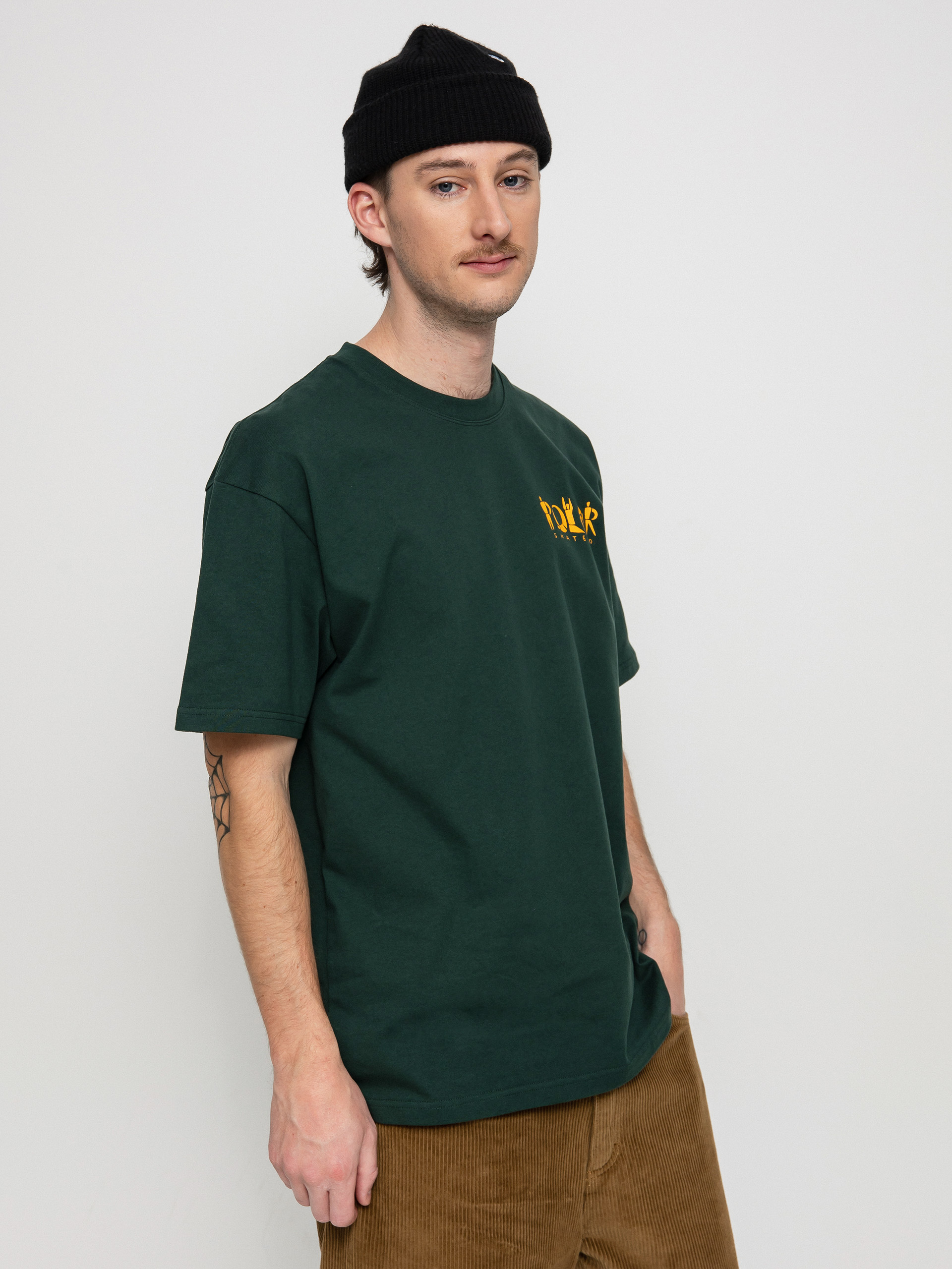 T-shirt Polar Skate Group Logo (dark green)