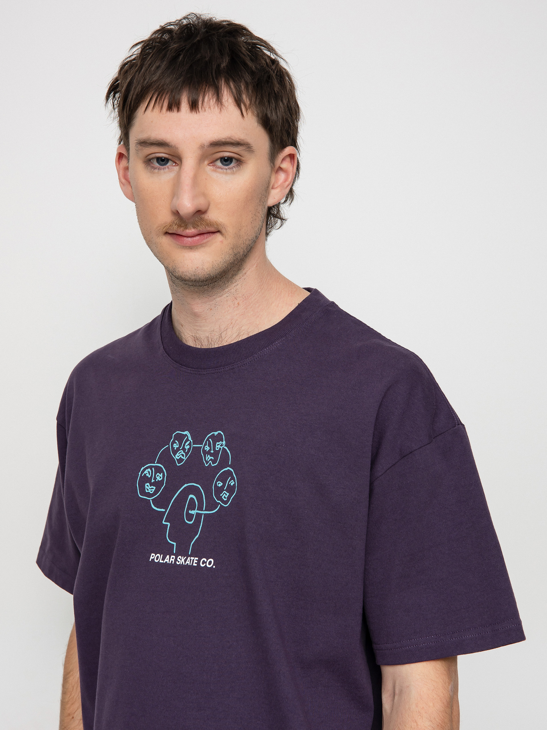 T-shirt Polar Skate Head Space (dark violet)