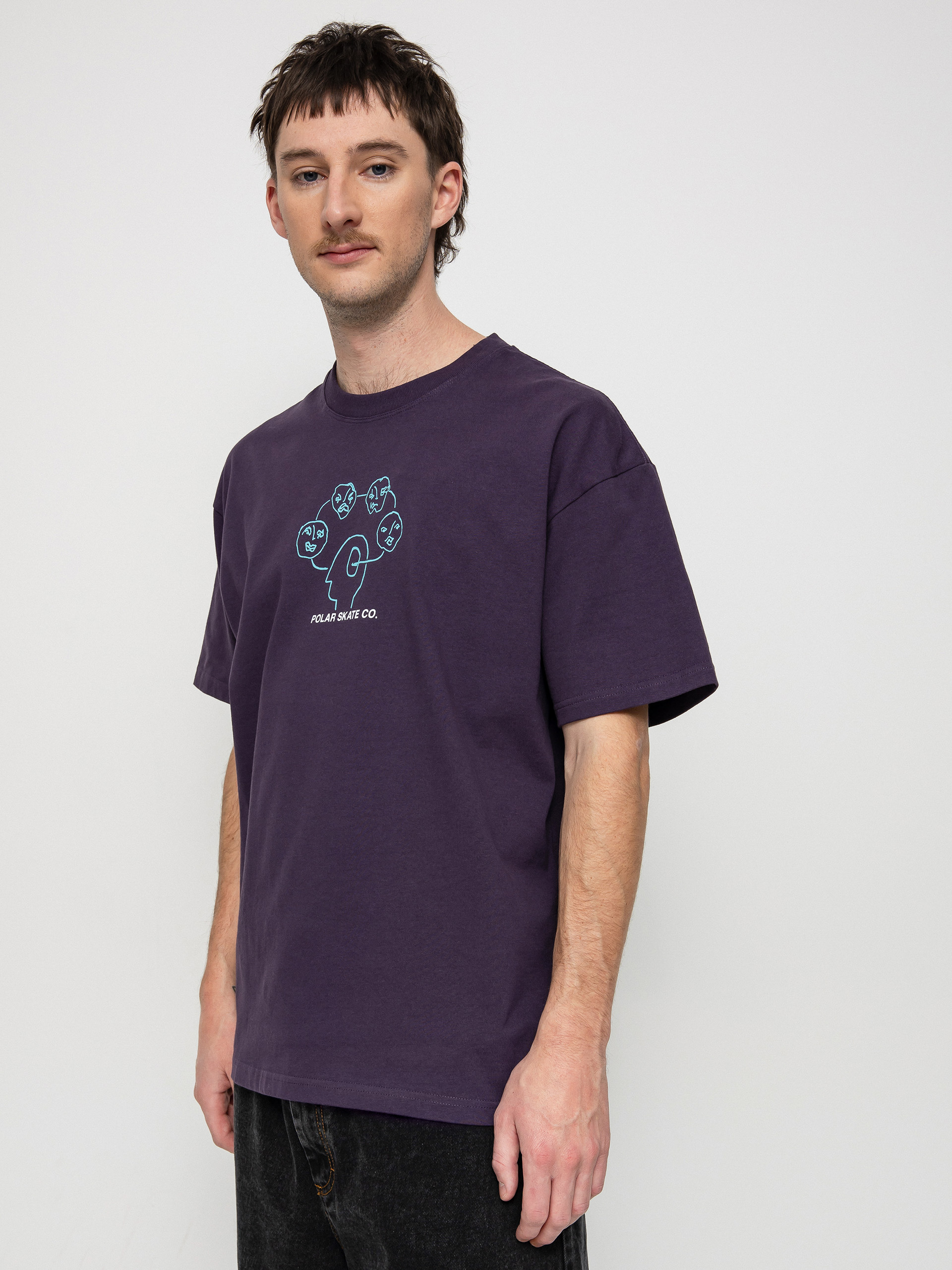 T-shirt Polar Skate Head Space (dark violet)