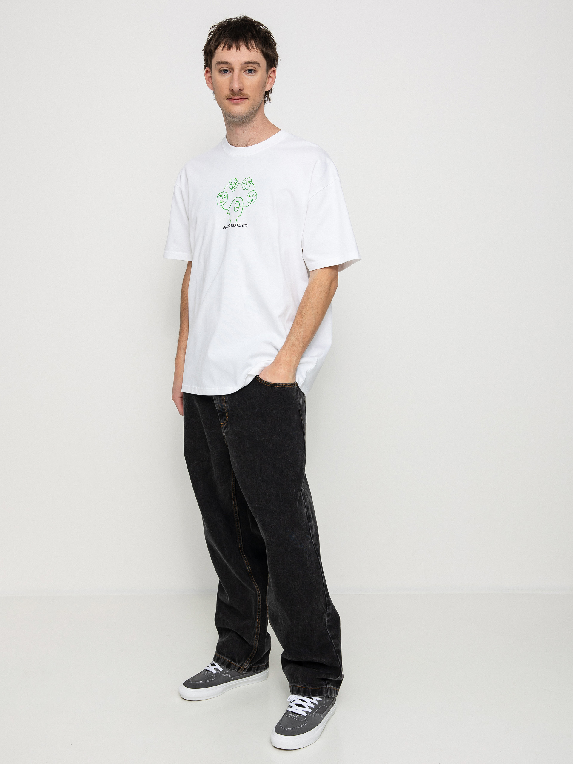 T-shirt Polar Skate Head Space (white)