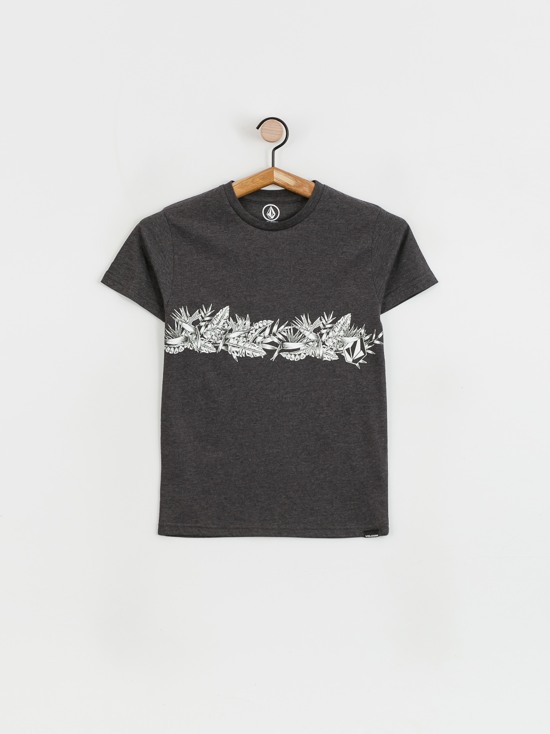 T-shirt Volcom Knitbuster Hth JR (heather black)