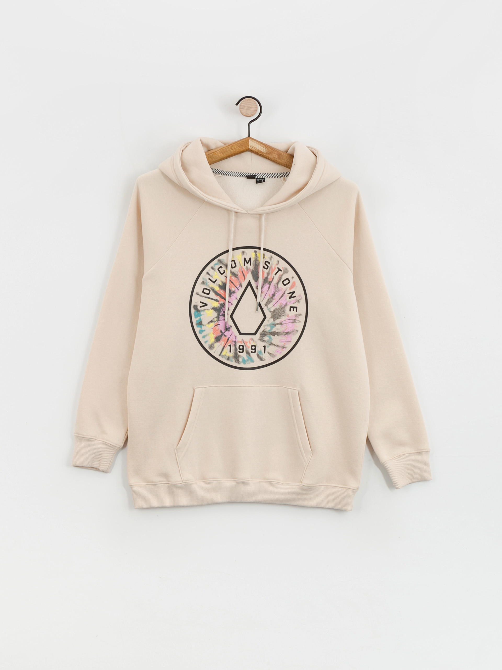 Bluza z kapturem Volcom Truly Stoked Bf HD Wmn (bone)