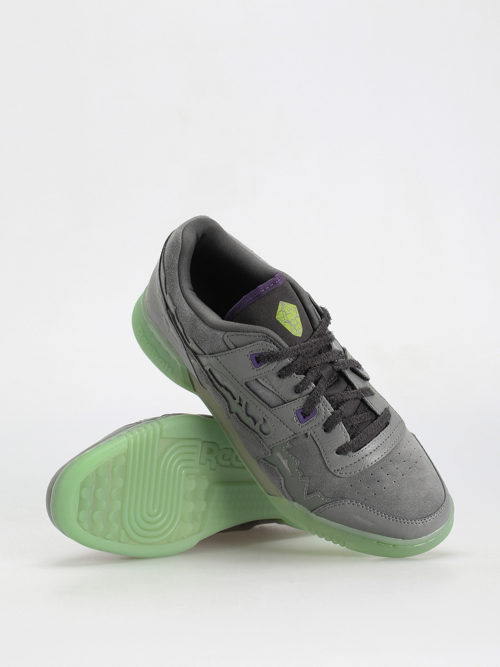 Buty Reebok Workout Plus (essgry/coal/fregrn)