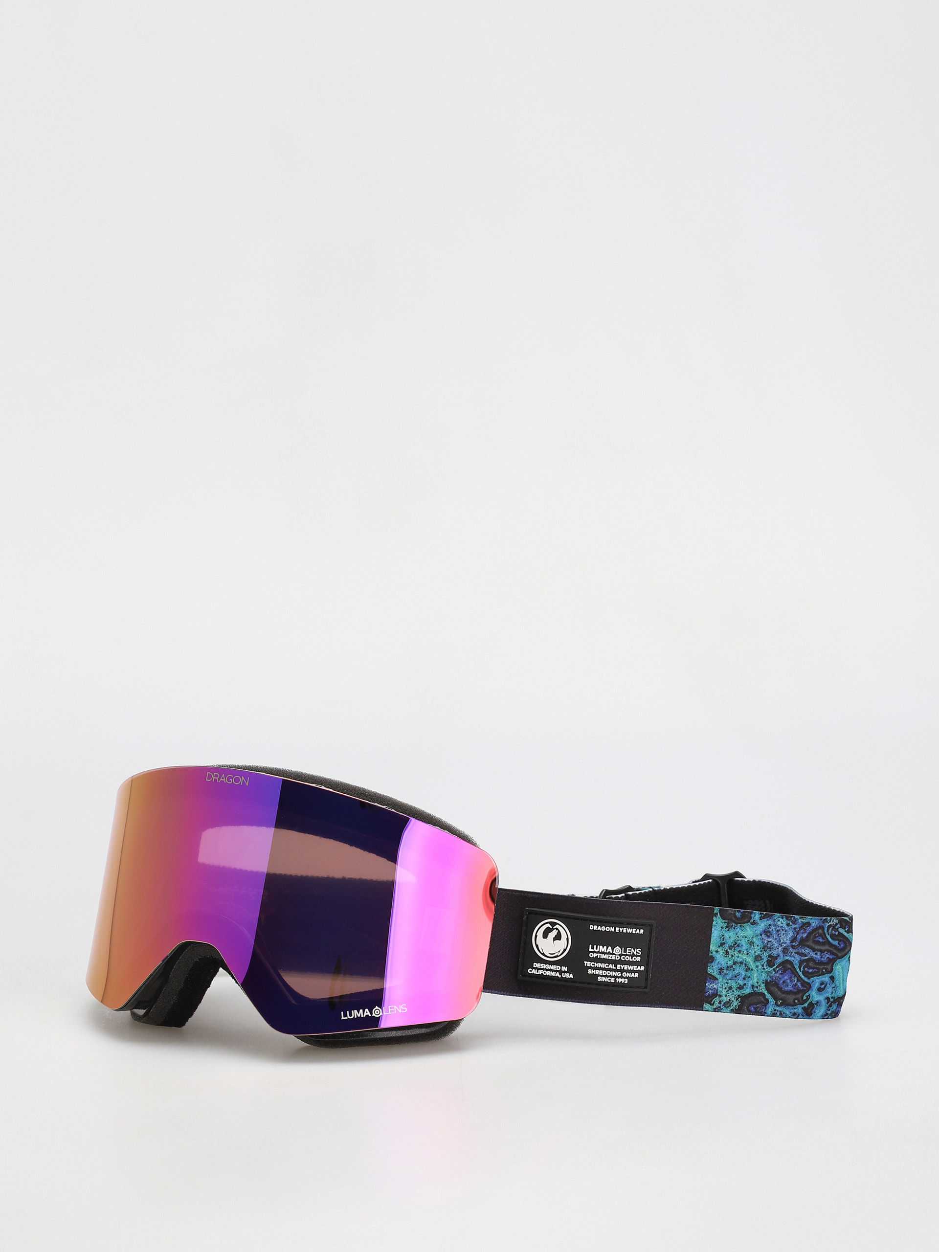 Gogle Dragon R1 OTG (blackpearl/lumalens purple ion/lumalens amber)