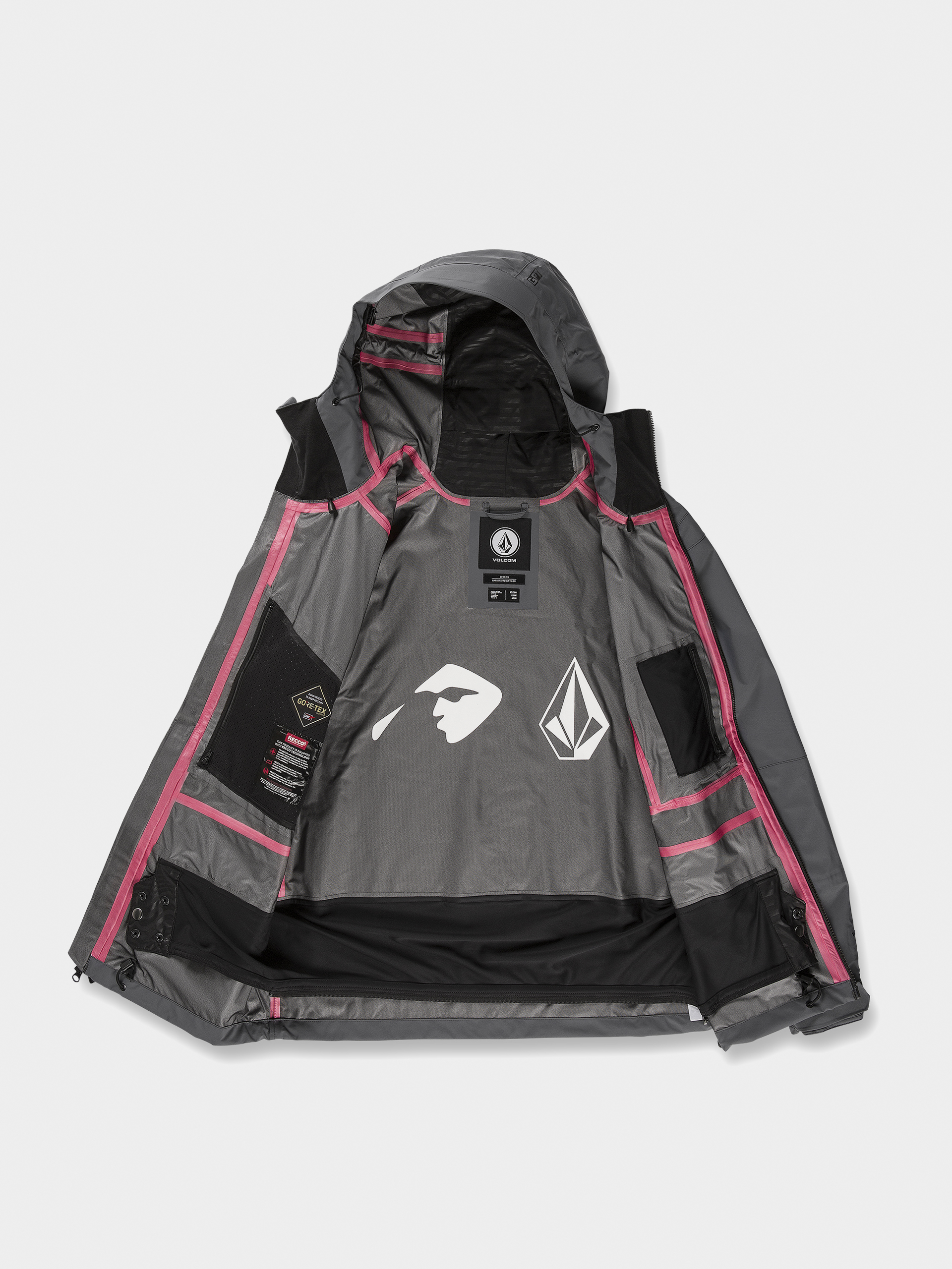 Męska Kurtka snowboardowa Volcom Guide Gore Tex (dark grey)