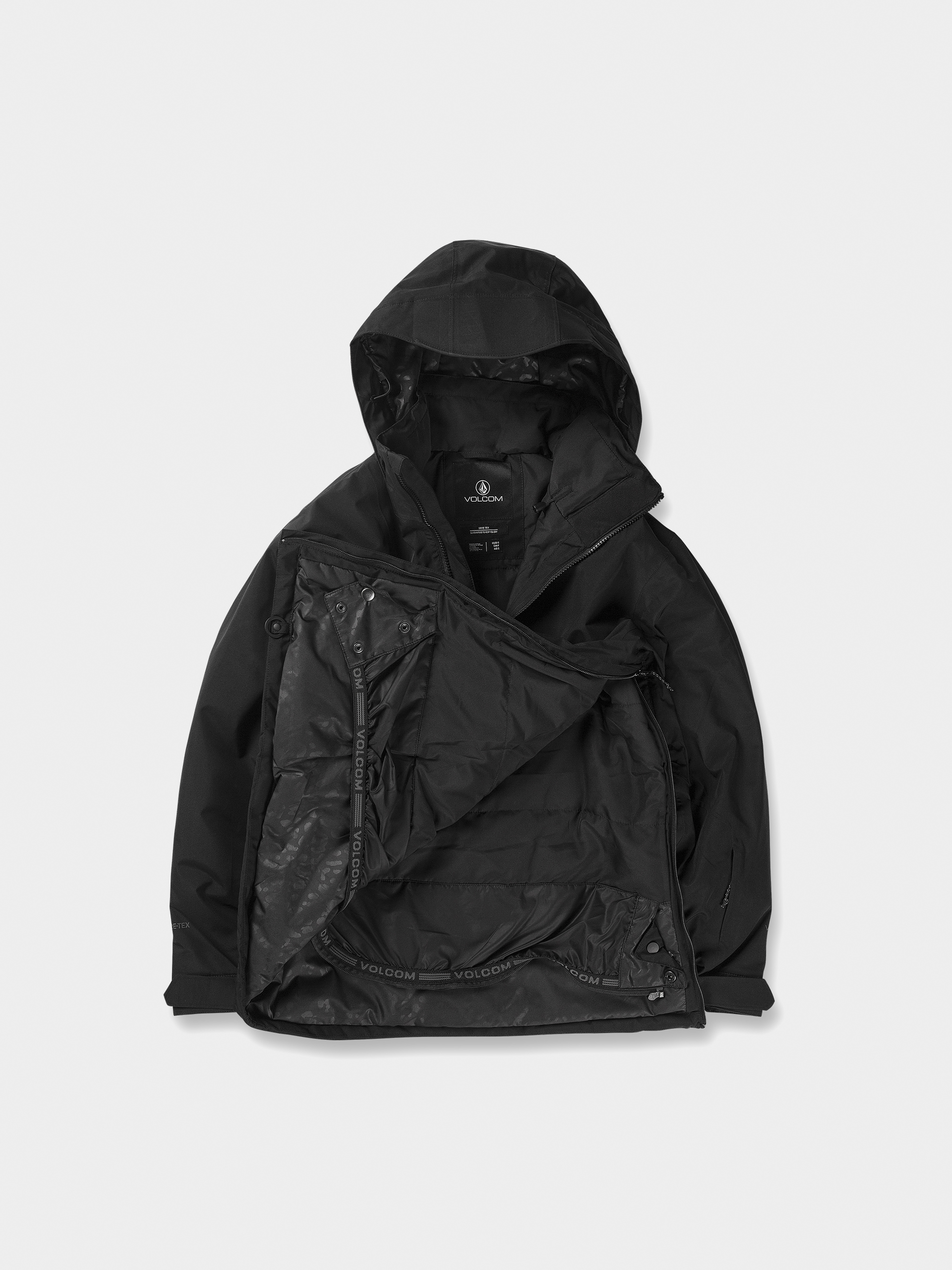 Damska Kurtka snowboardowa Volcom Fern Ins Gore Pullover (black)