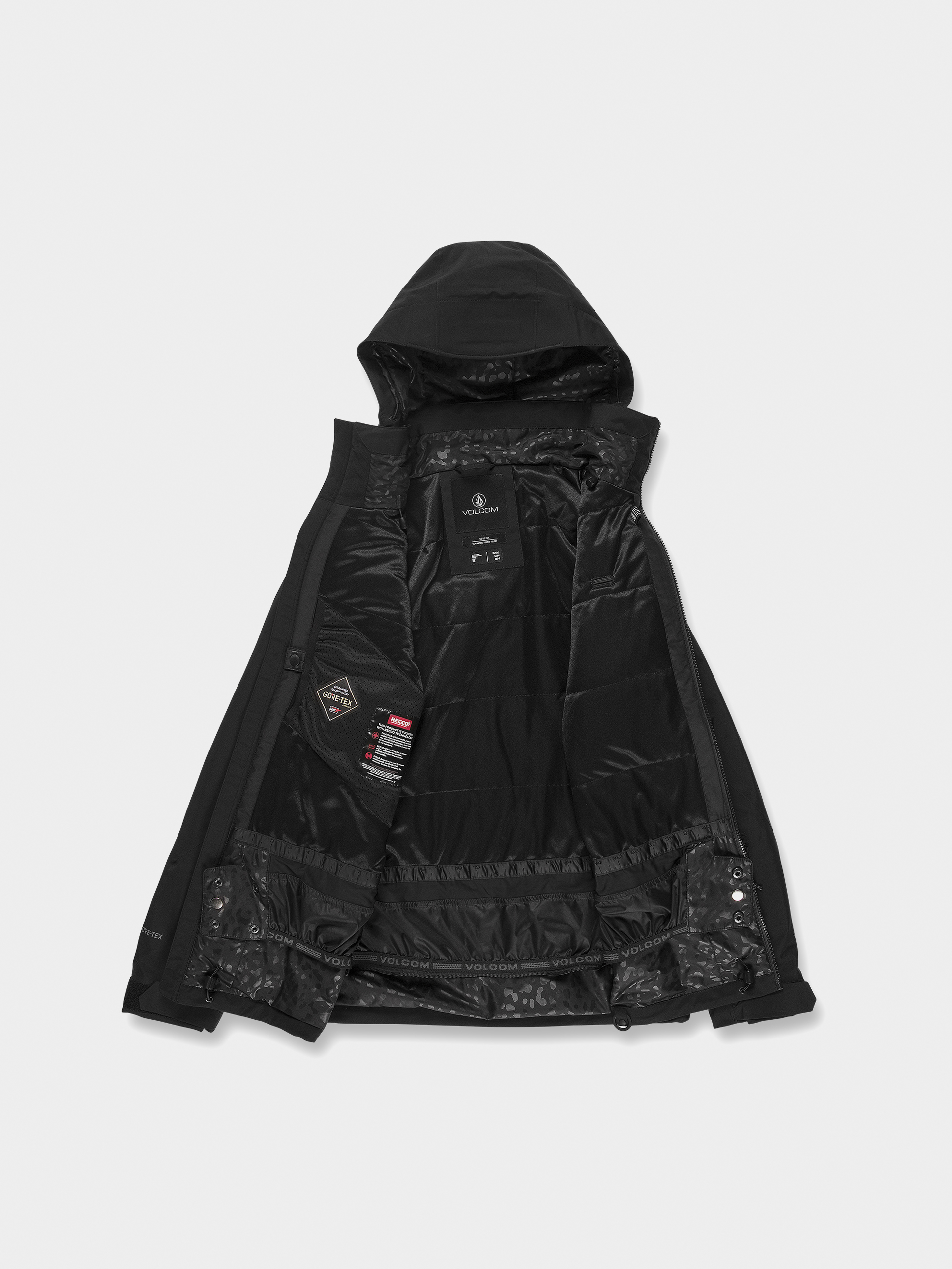 Damska Kurtka snowboardowa Volcom Fern Ins Gore Pullover (black)