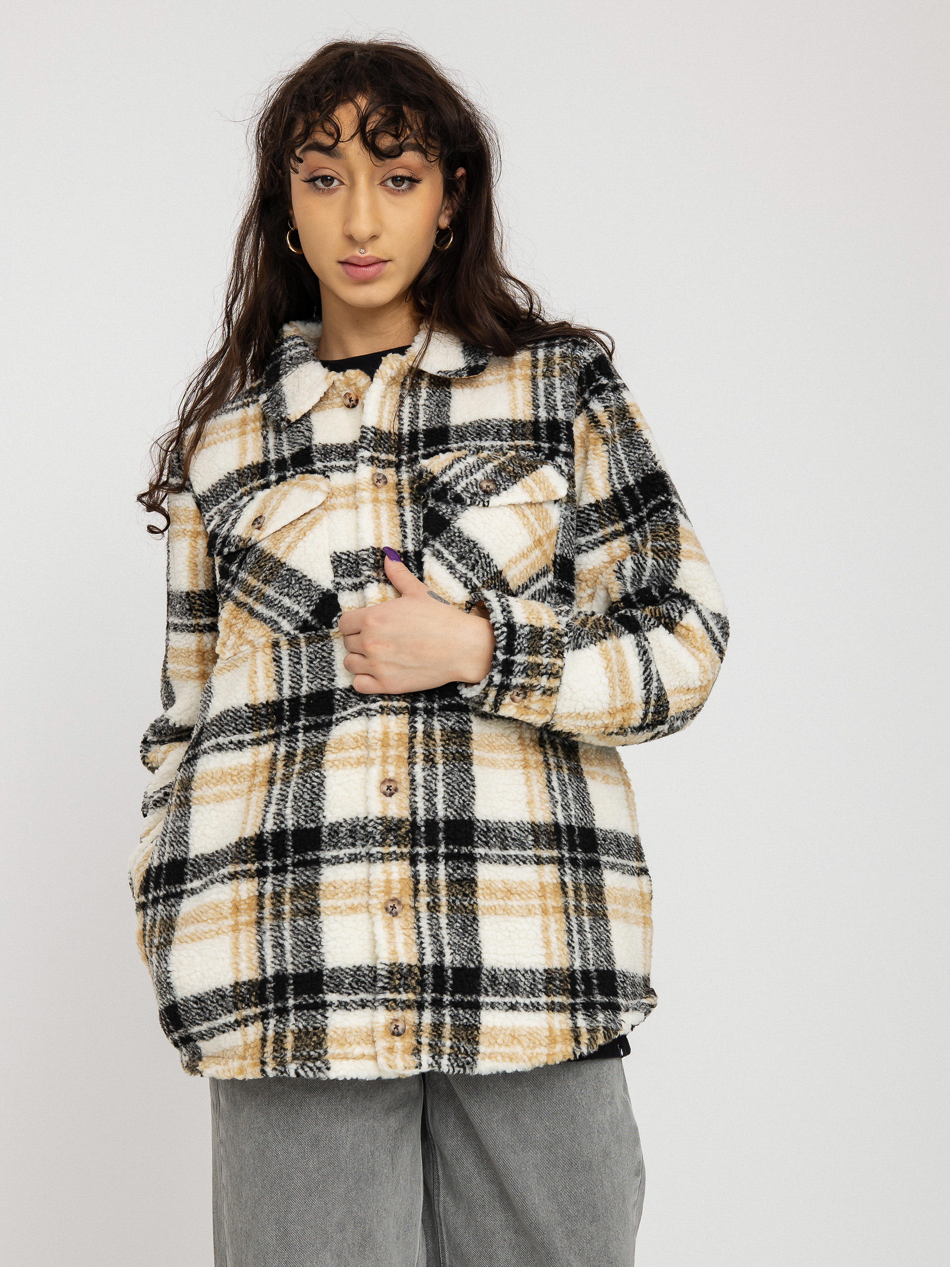 Kurtka Volcom Silent Sherpa Wmn (hazelnut)