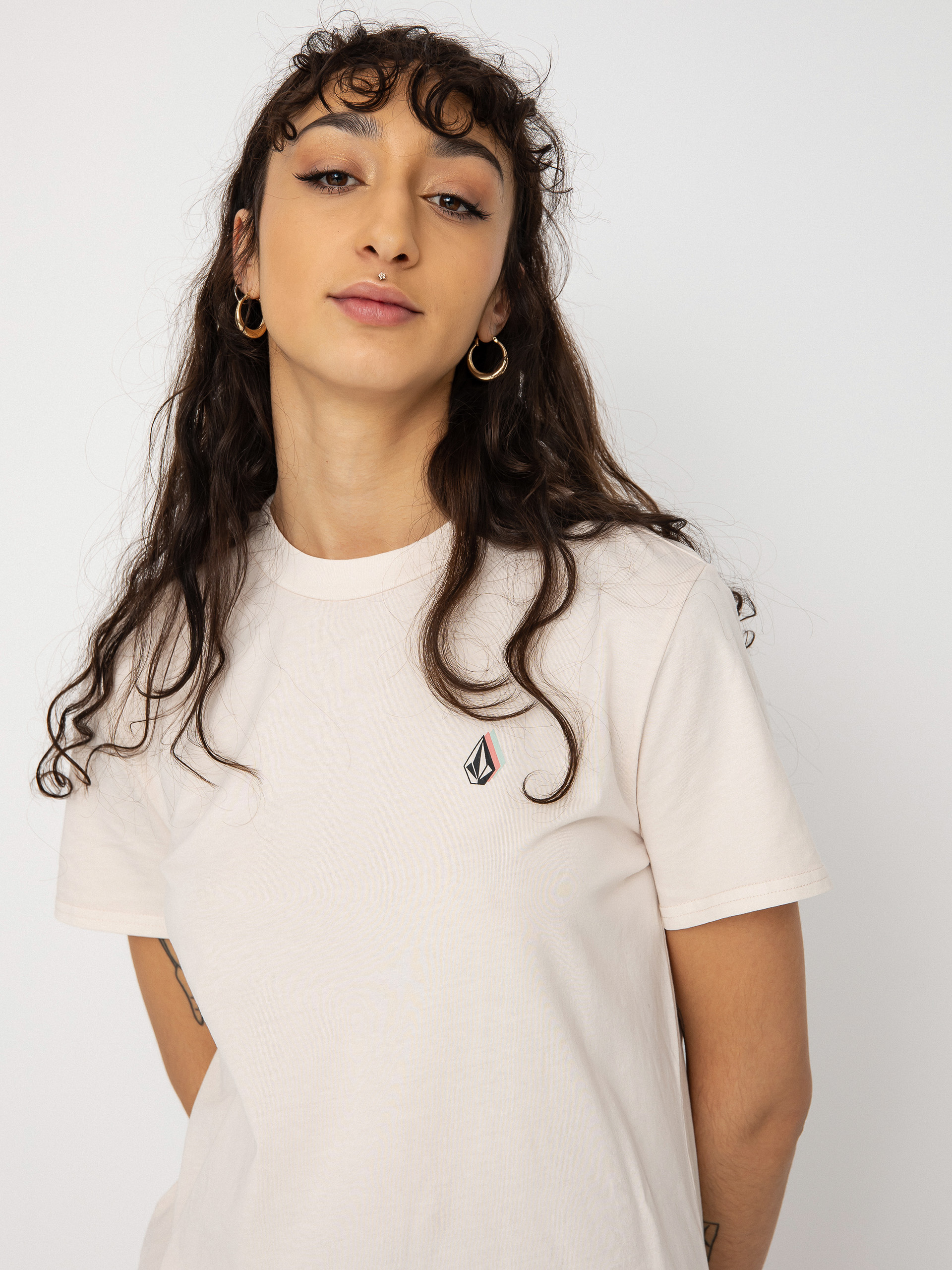 T-shirt Volcom Lock It Up Wmn (ash)