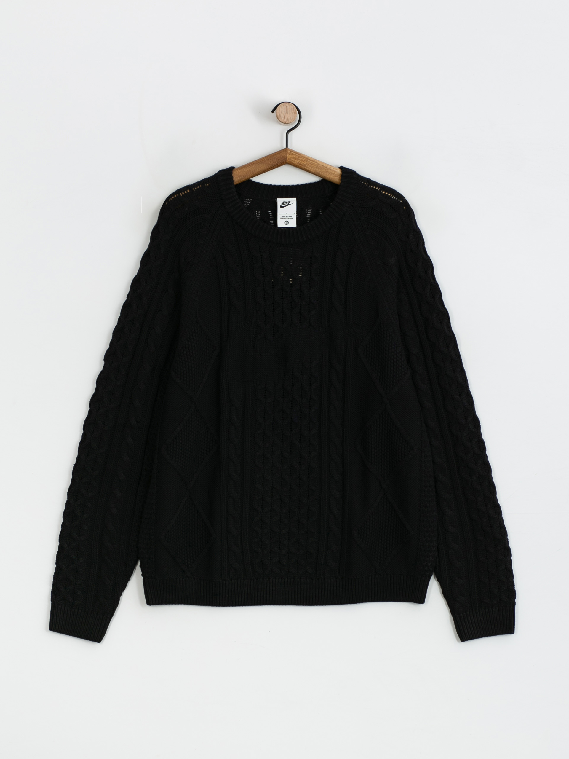 Sweter Nike SB Cable Knit (black)