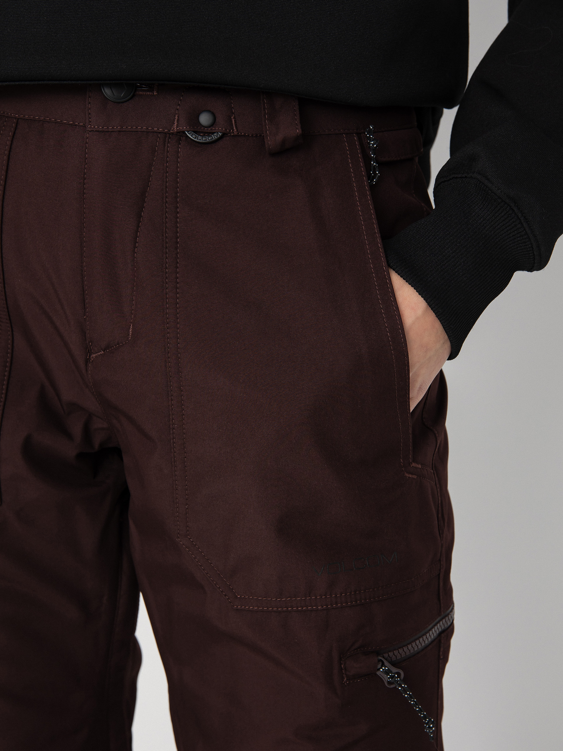 Damskie Spodnie snowboardowe Volcom Knox Ins Gore Tex (black plum)