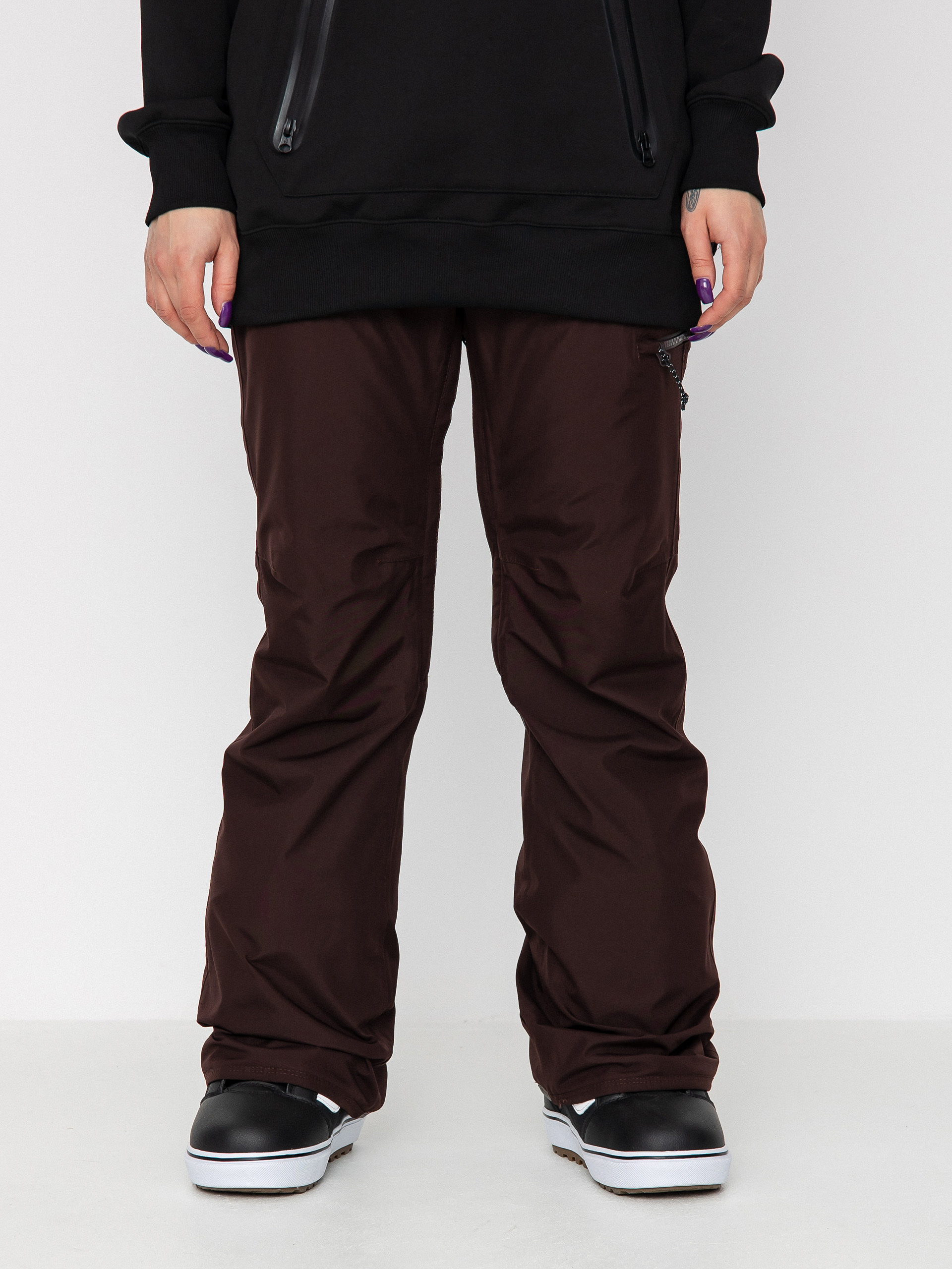 Damskie Spodnie snowboardowe Volcom Knox Ins Gore Tex (black plum)