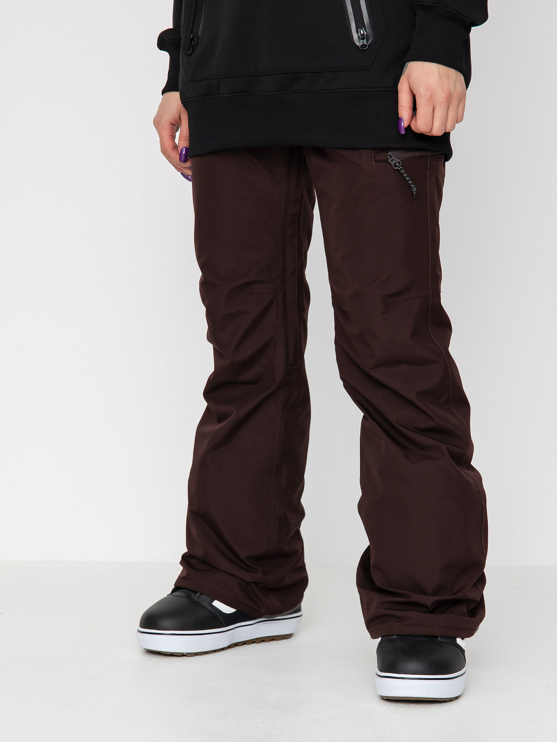 Damskie Spodnie snowboardowe Volcom Knox Ins Gore Tex (black plum)