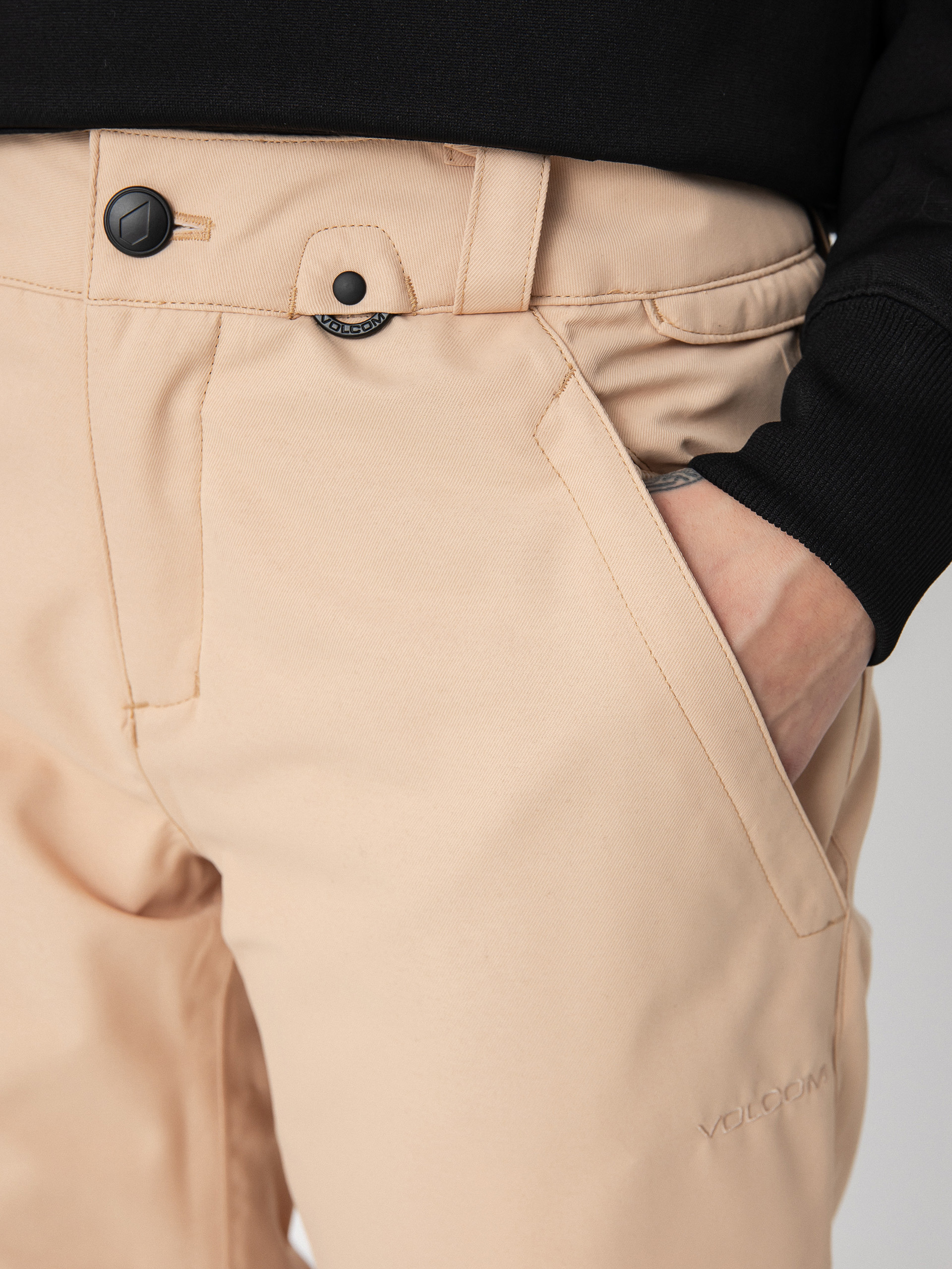 Damskie Spodnie snowboardowe Volcom Frochickie Ins (sand)