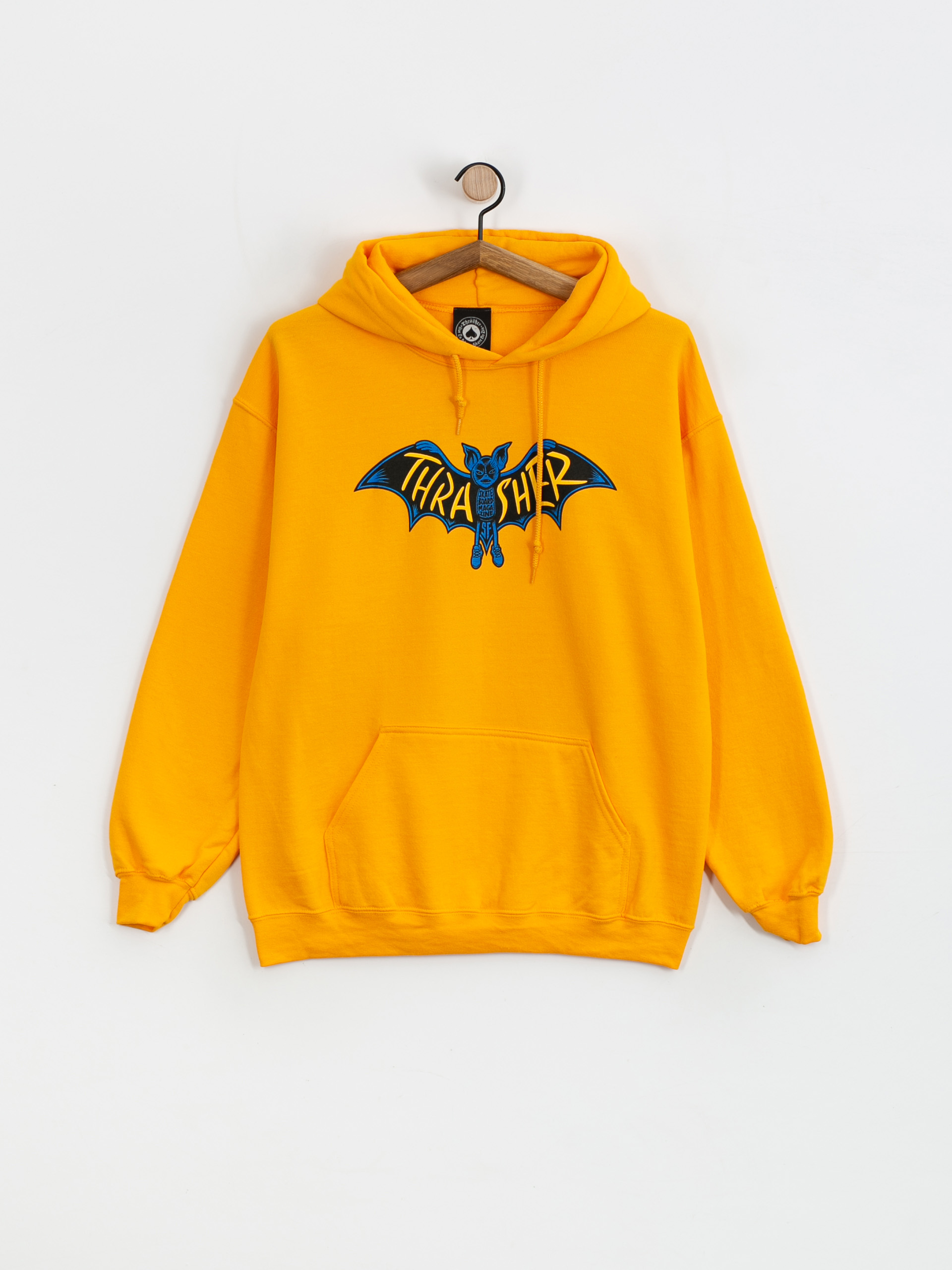 Bluza z kapturem Thrasher Bat HD (gold)