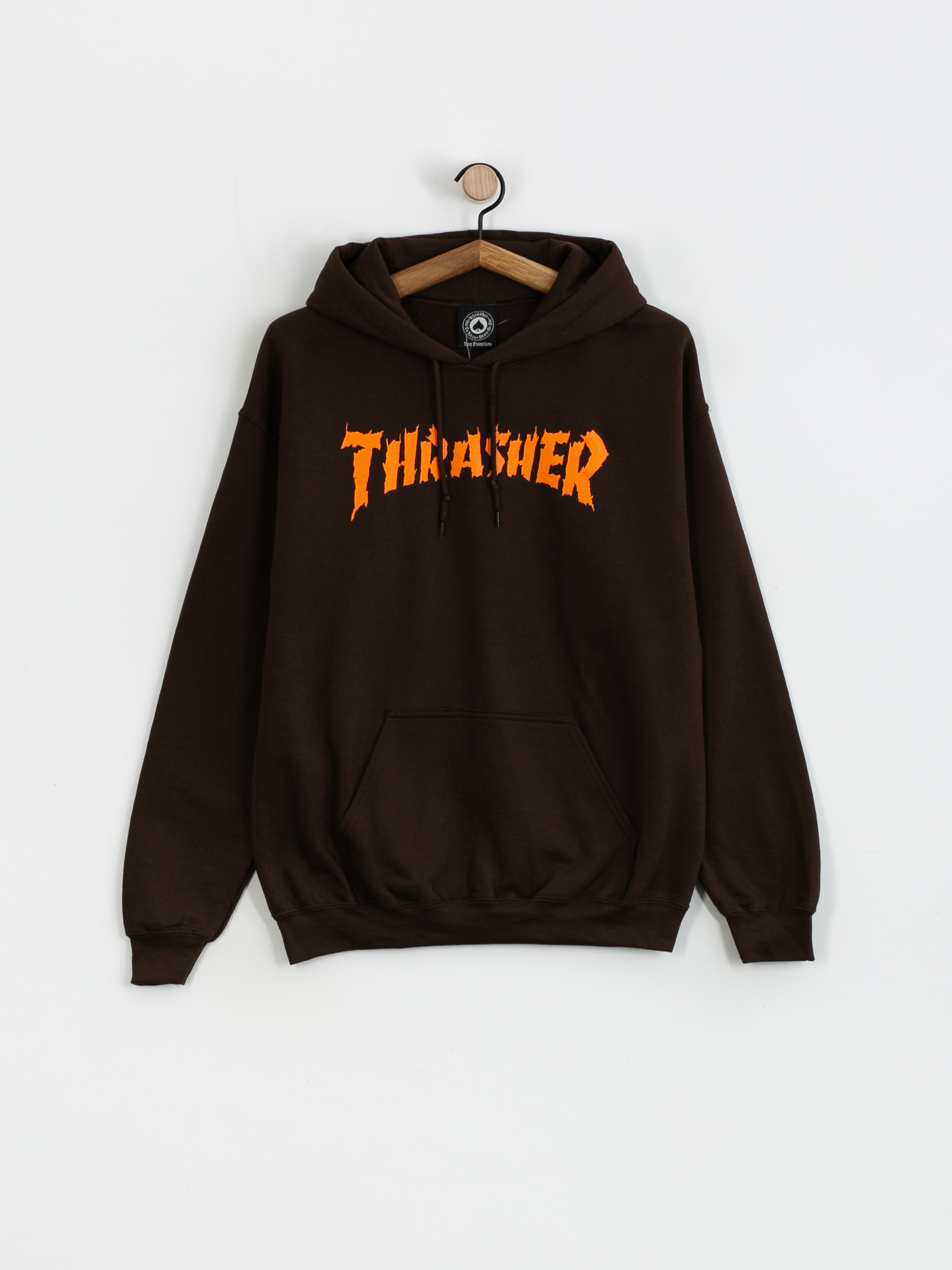 Bluza z kapturem Thrasher Burn It Down HD (dark chocolate)