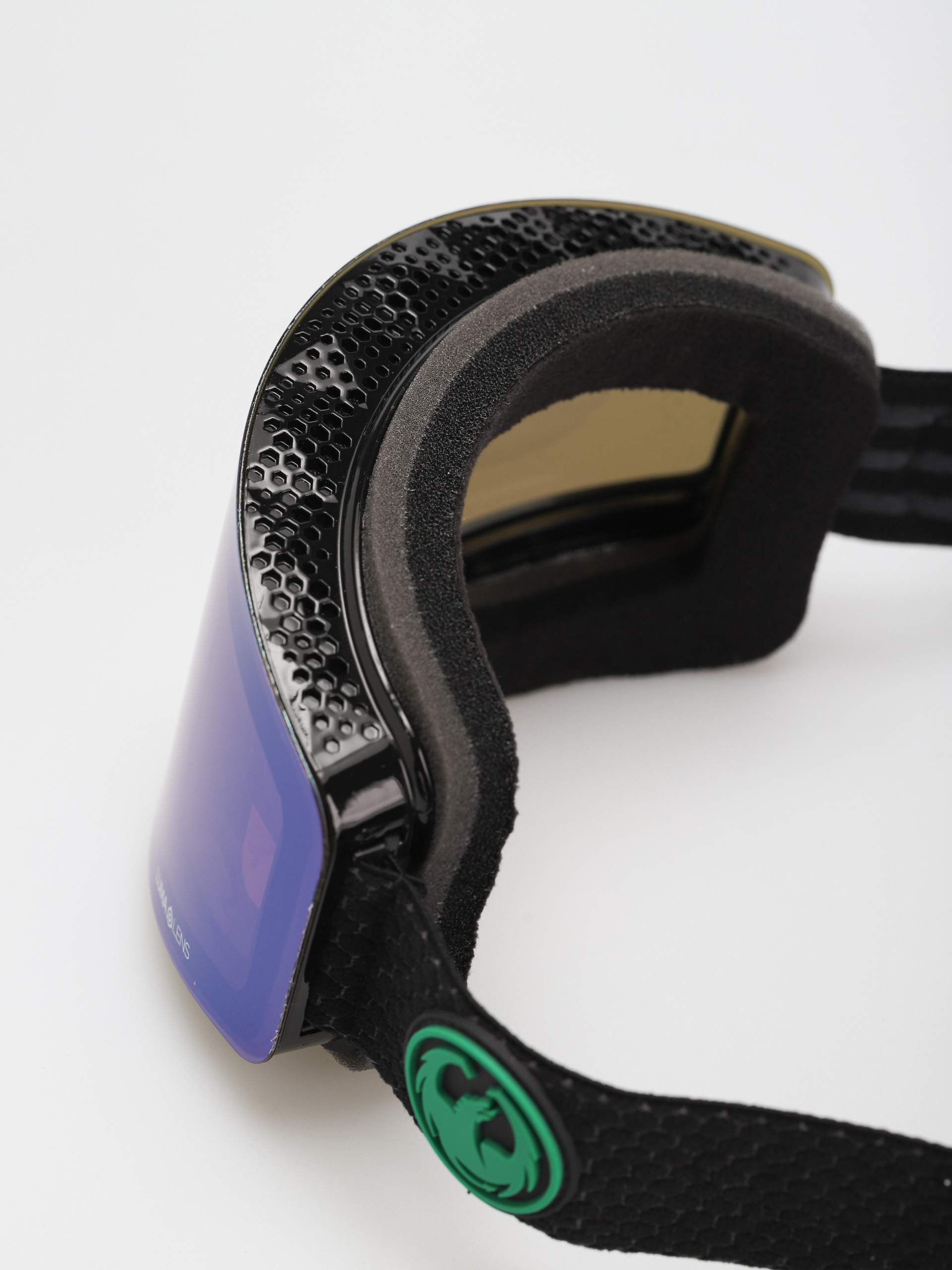 Gogle Dragon R1 OTG (split/lumalens green ion/lumalens amber)