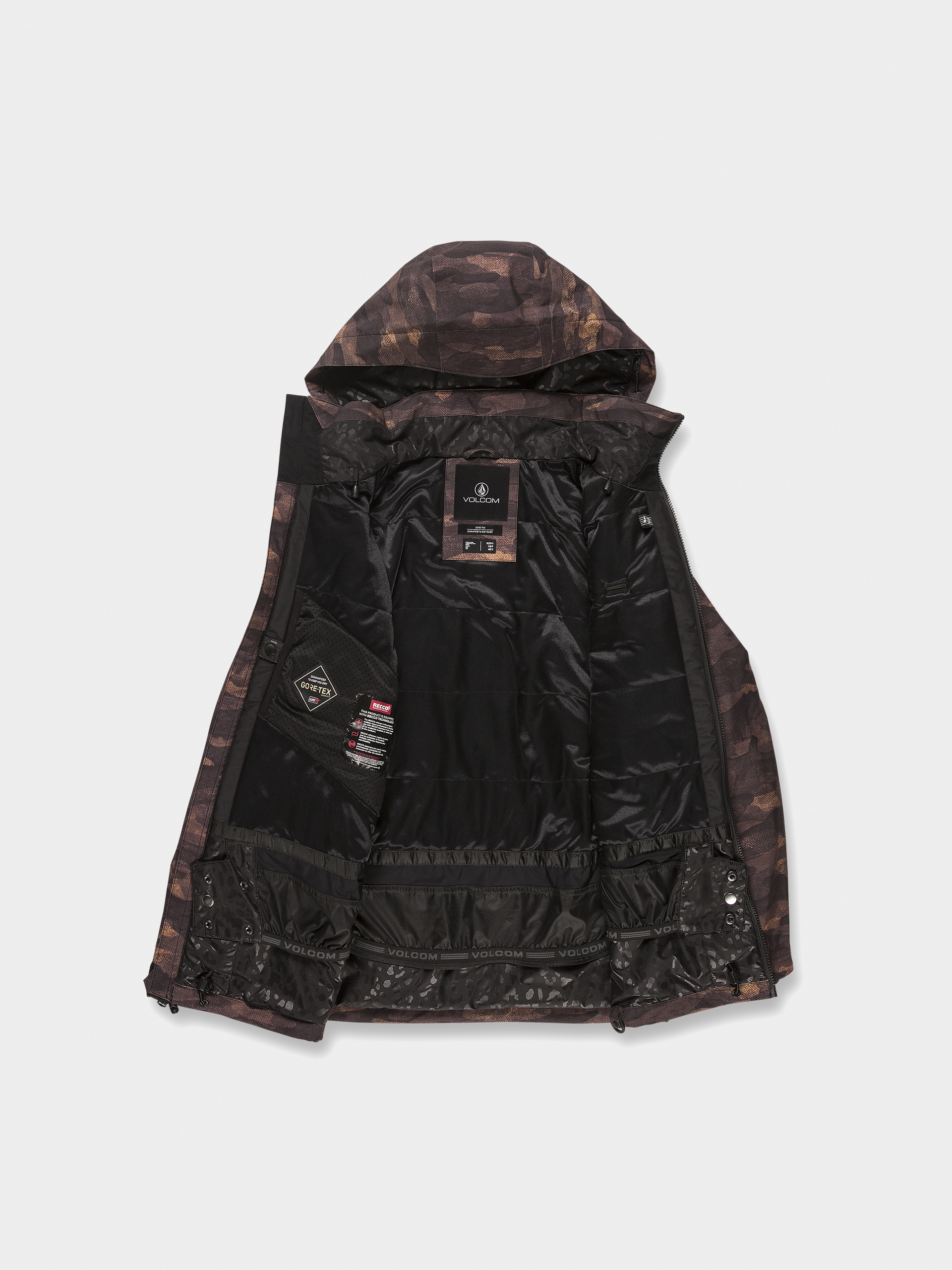 スノーボード VOLCOM 3D Stretch Gore-Tex Jacket Kurtka snowboardowa Volcom 3D Stretch Gore Wmn - camo (dusk camo)