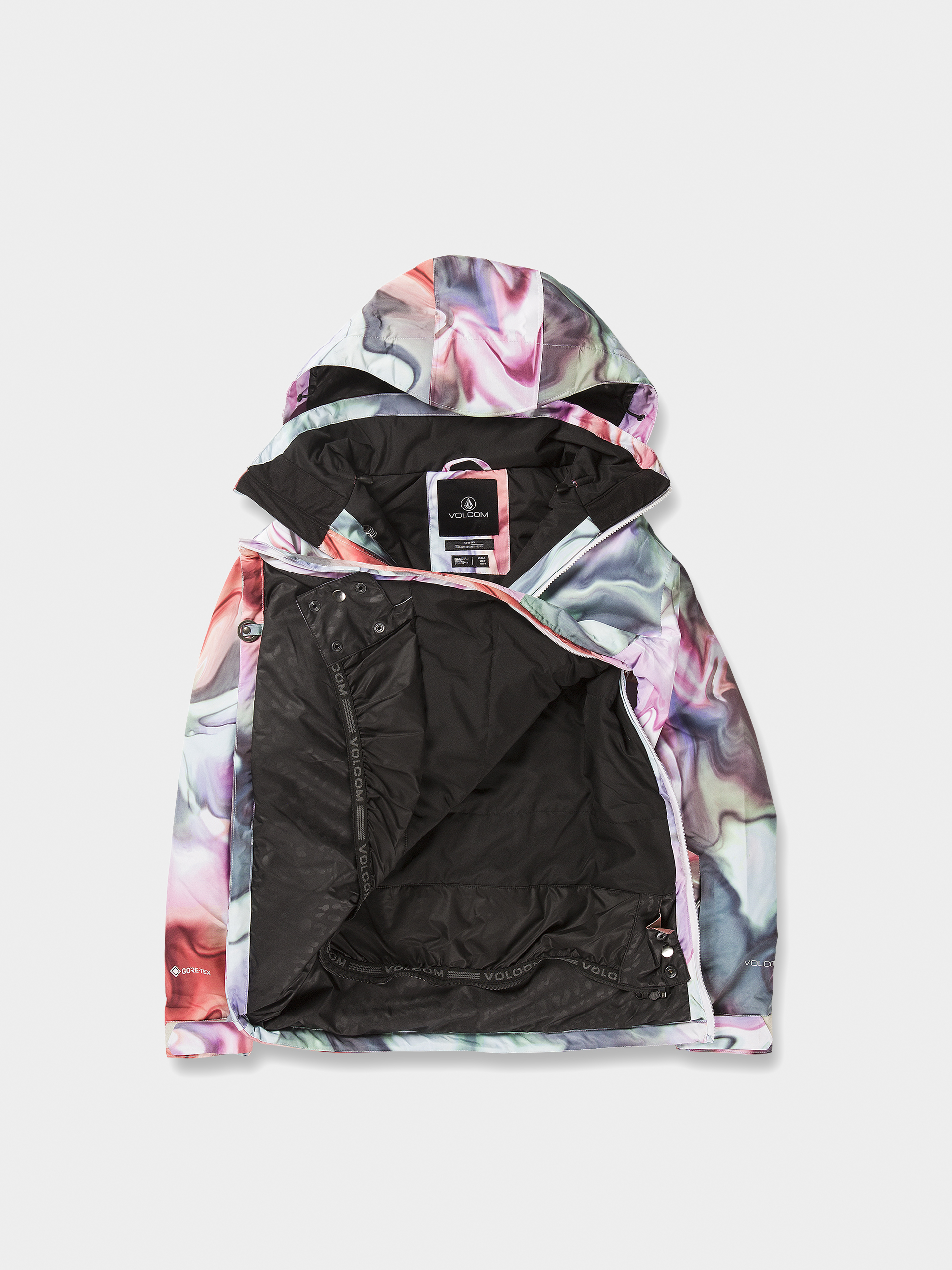 Damska Kurtka snowboardowa Volcom Fern Ins Gore Pullover (nebula print)