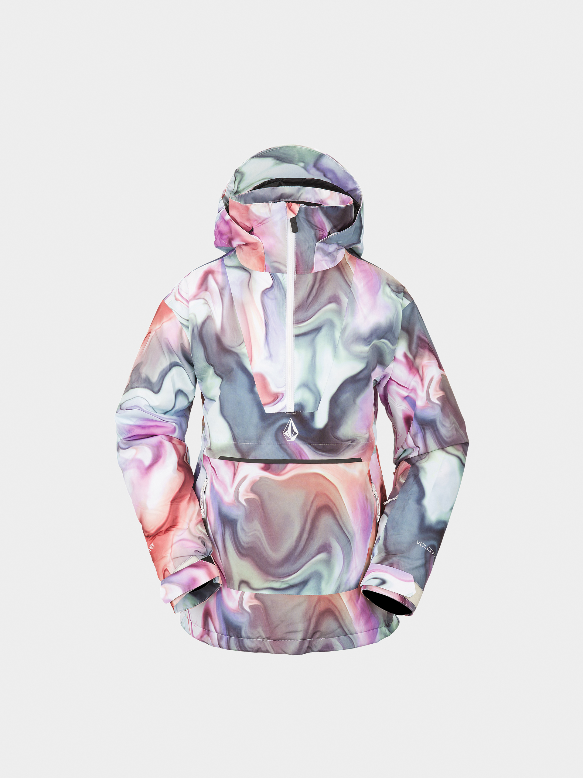 Damska Kurtka snowboardowa Volcom Fern Ins Gore Pullover (nebula print)
