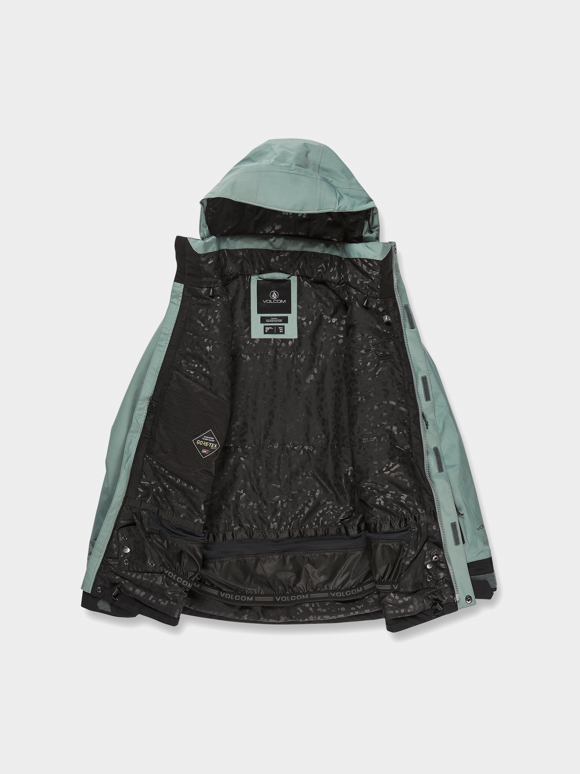 Damska Kurtka snowboardowa Volcom Ell Ins Gore Tex (green ash)