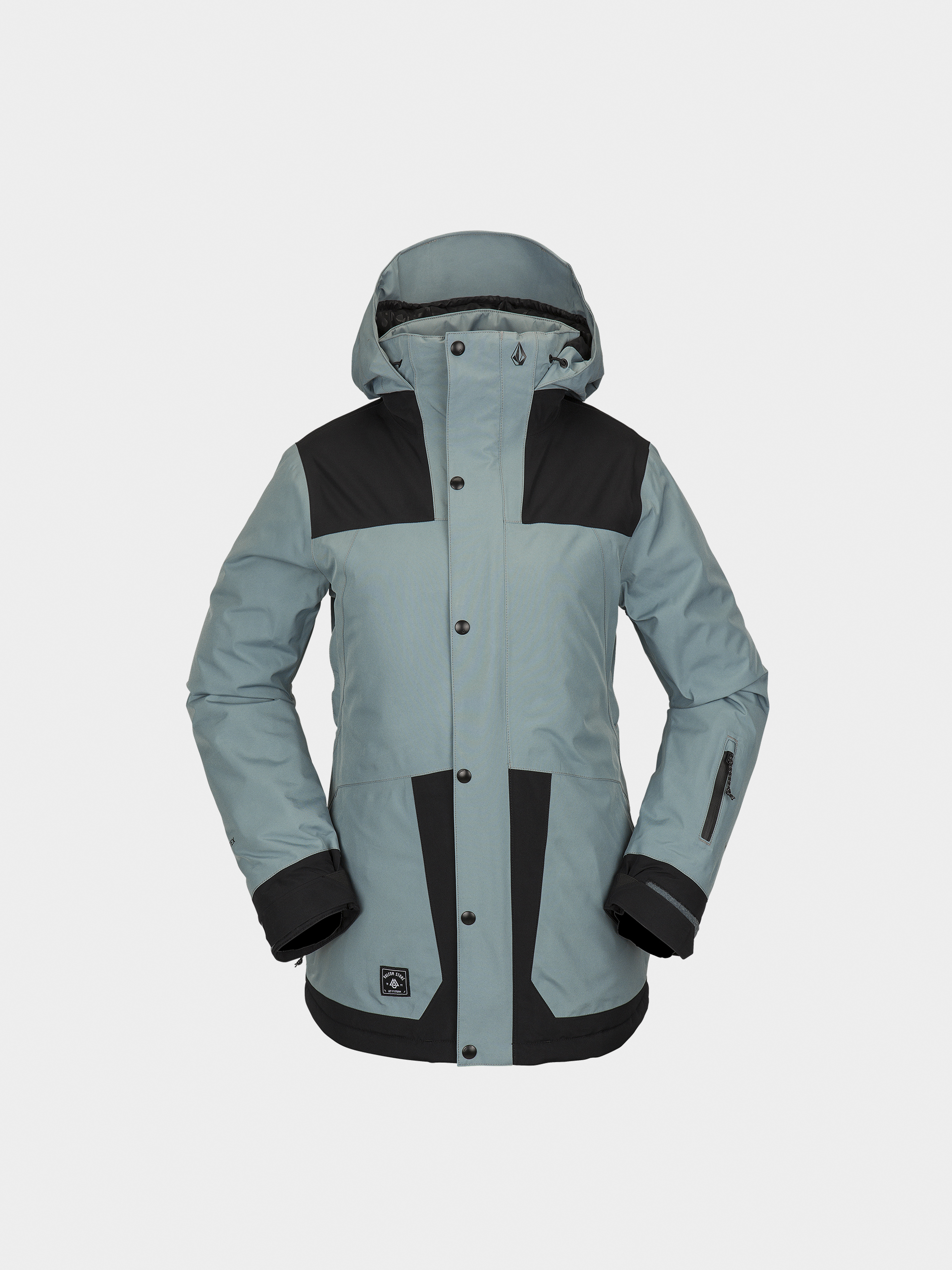 Damska Kurtka snowboardowa Volcom Ell Ins Gore Tex (green ash)