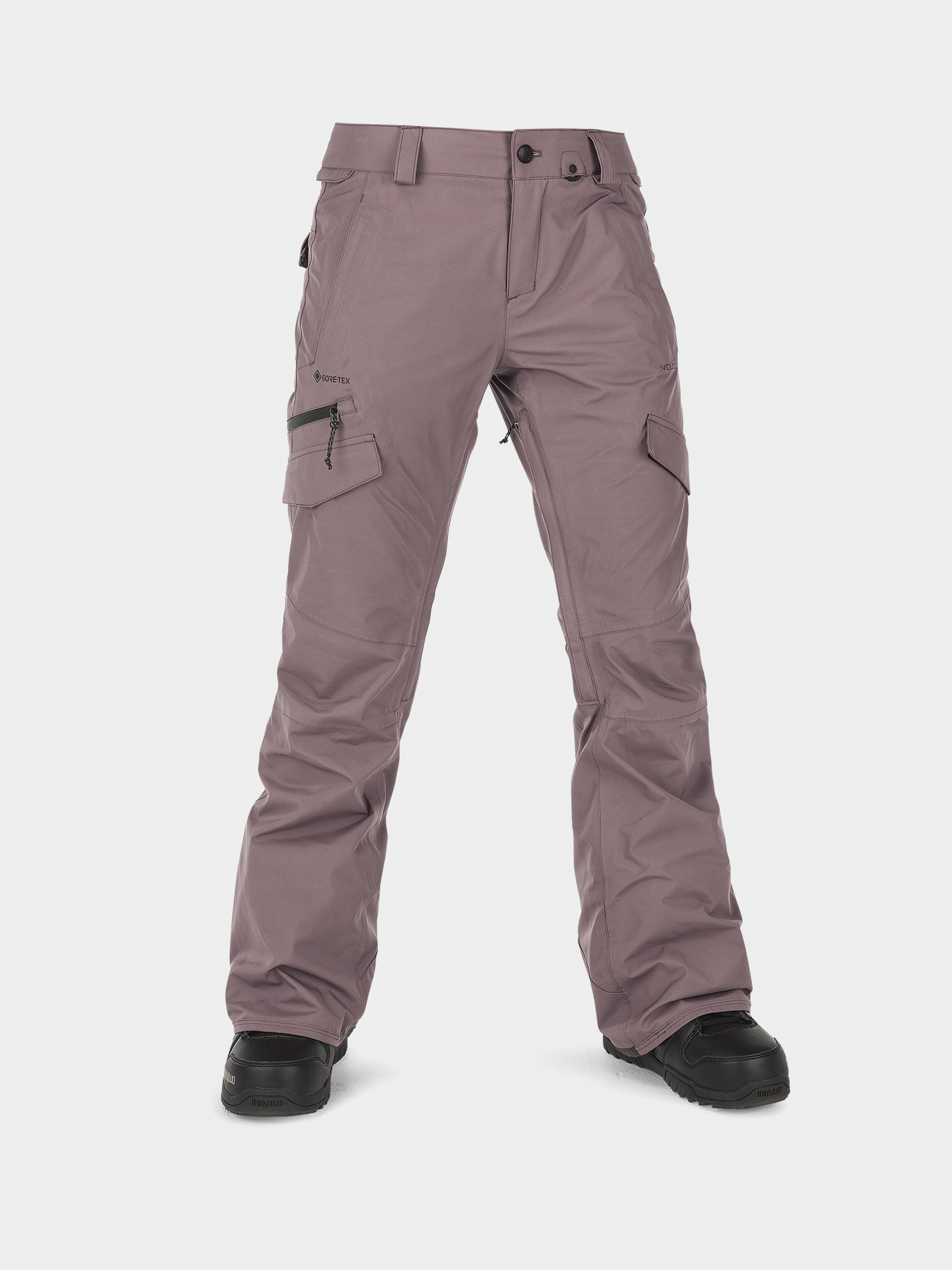 Damskie Spodnie snowboardowe Volcom Aston Gore Tex (rosewood)