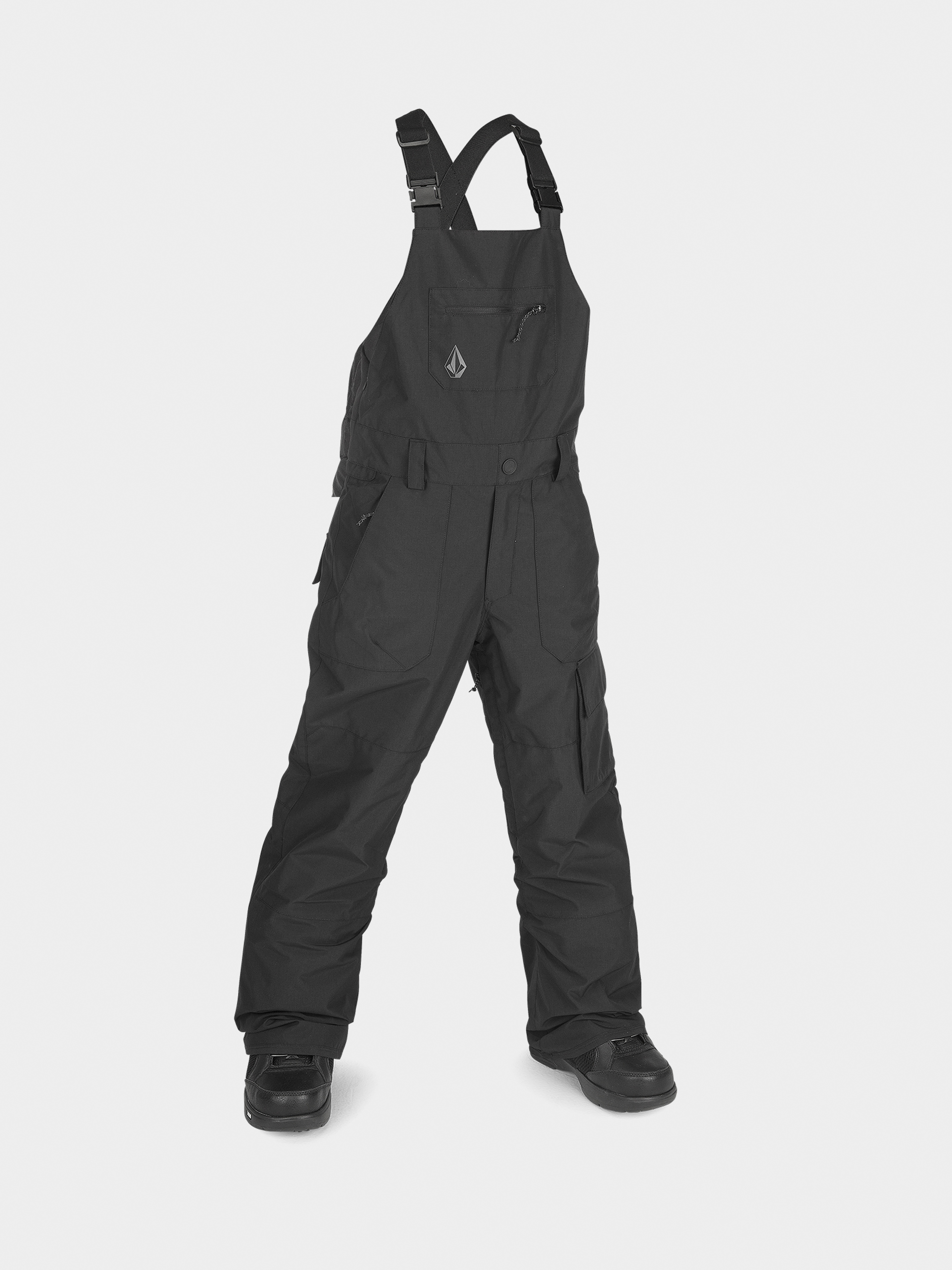 Spodnie snowboardowe Volcom Barkley Ins Bib Overall JR (black)