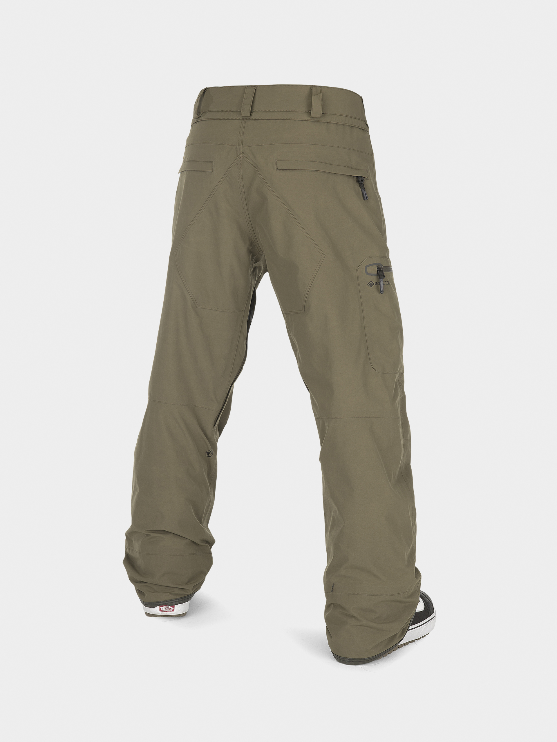 Męskie Spodnie snowboardowe Volcom L Gore Tex (dark teak)