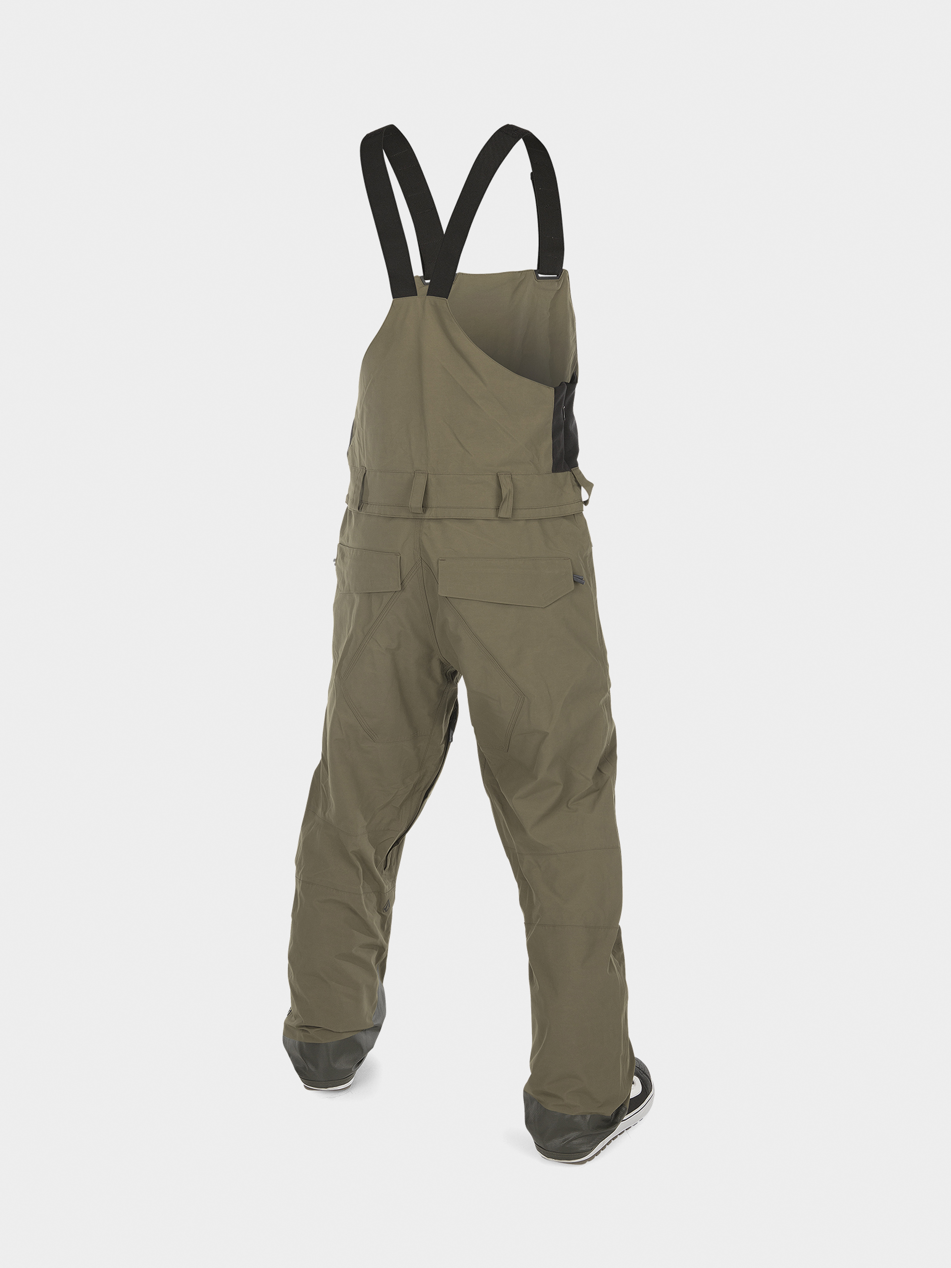 Męskie Spodnie snowboardowe Volcom Rain Gore Tex Bib Overall (dark teak)