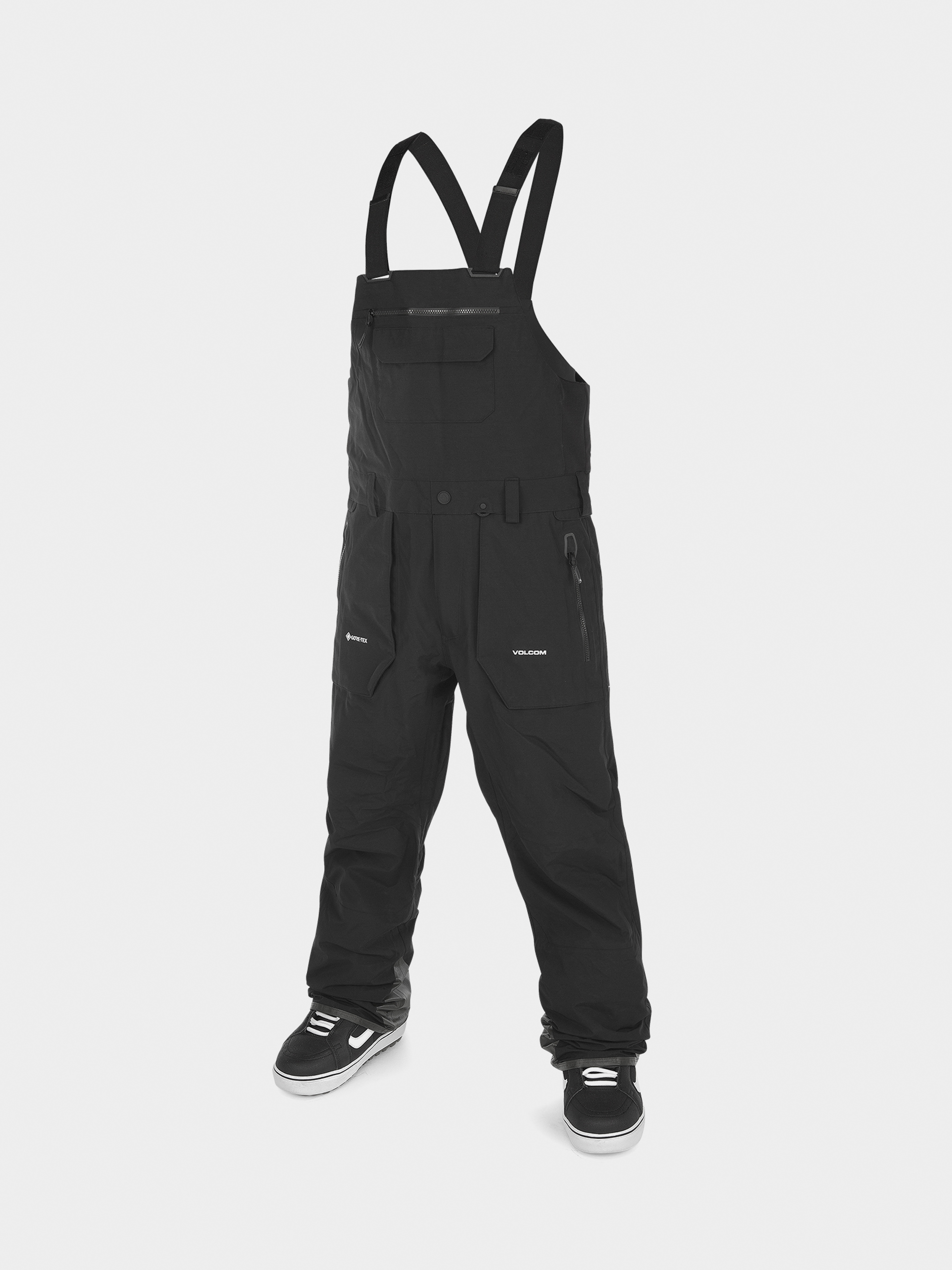 Męskie Spodnie snowboardowe Volcom Rain Gore Tex Bib Overall (black)