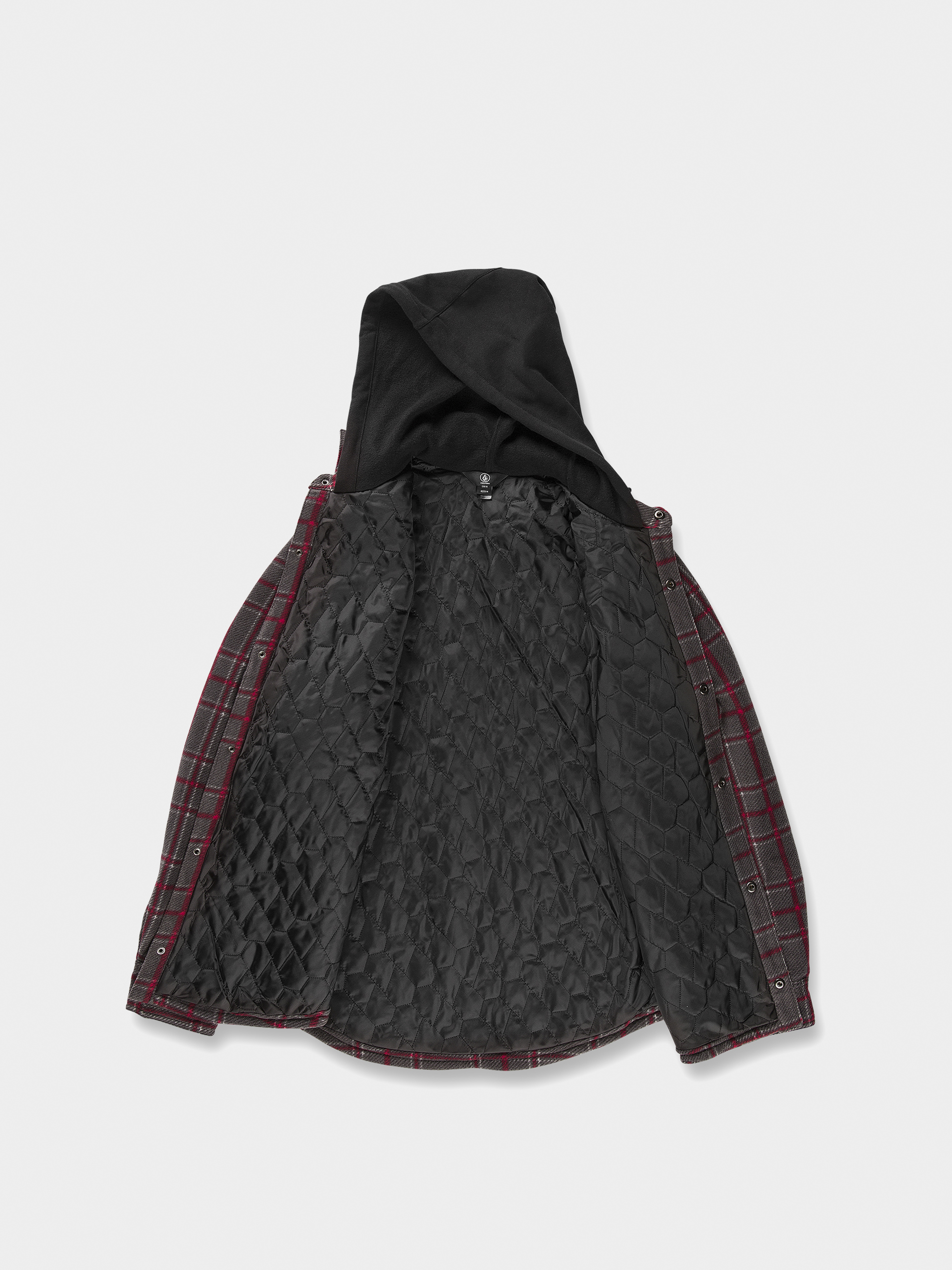 Kurtka Volcom Field Ins Flannel (black plaid)