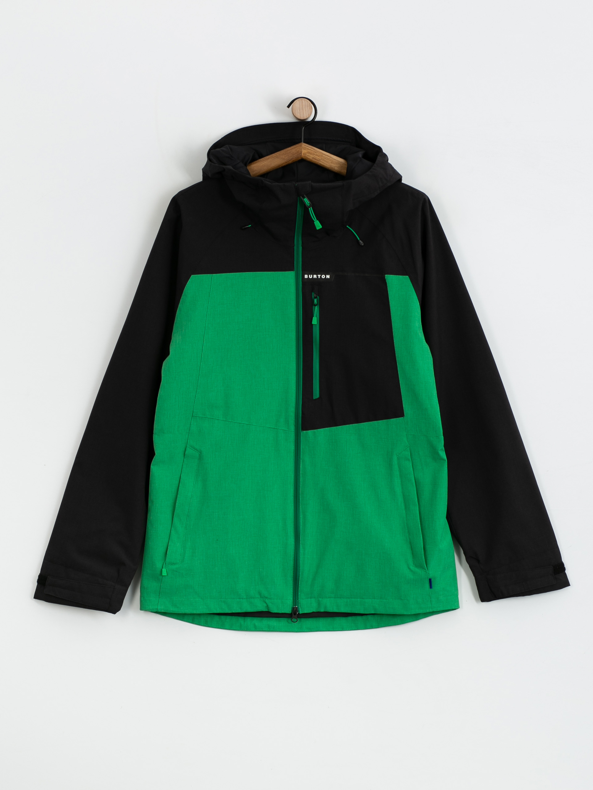 Męska Kurtka snowboardowa Burton Lodgepole (true black/clover green)