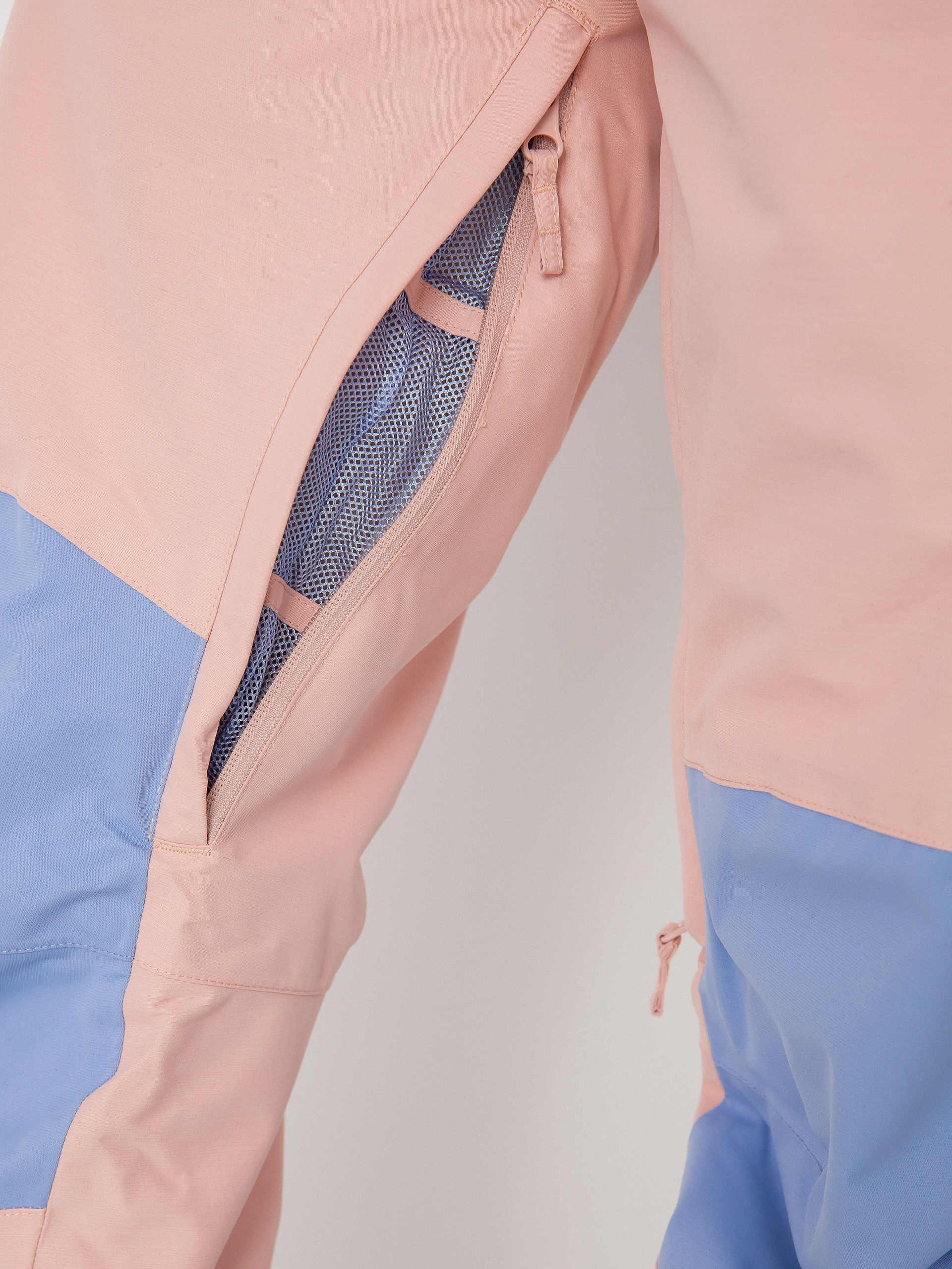 Damskie Spodnie snowboardowe Roxy Chloe Kim Bib (mellow rose)