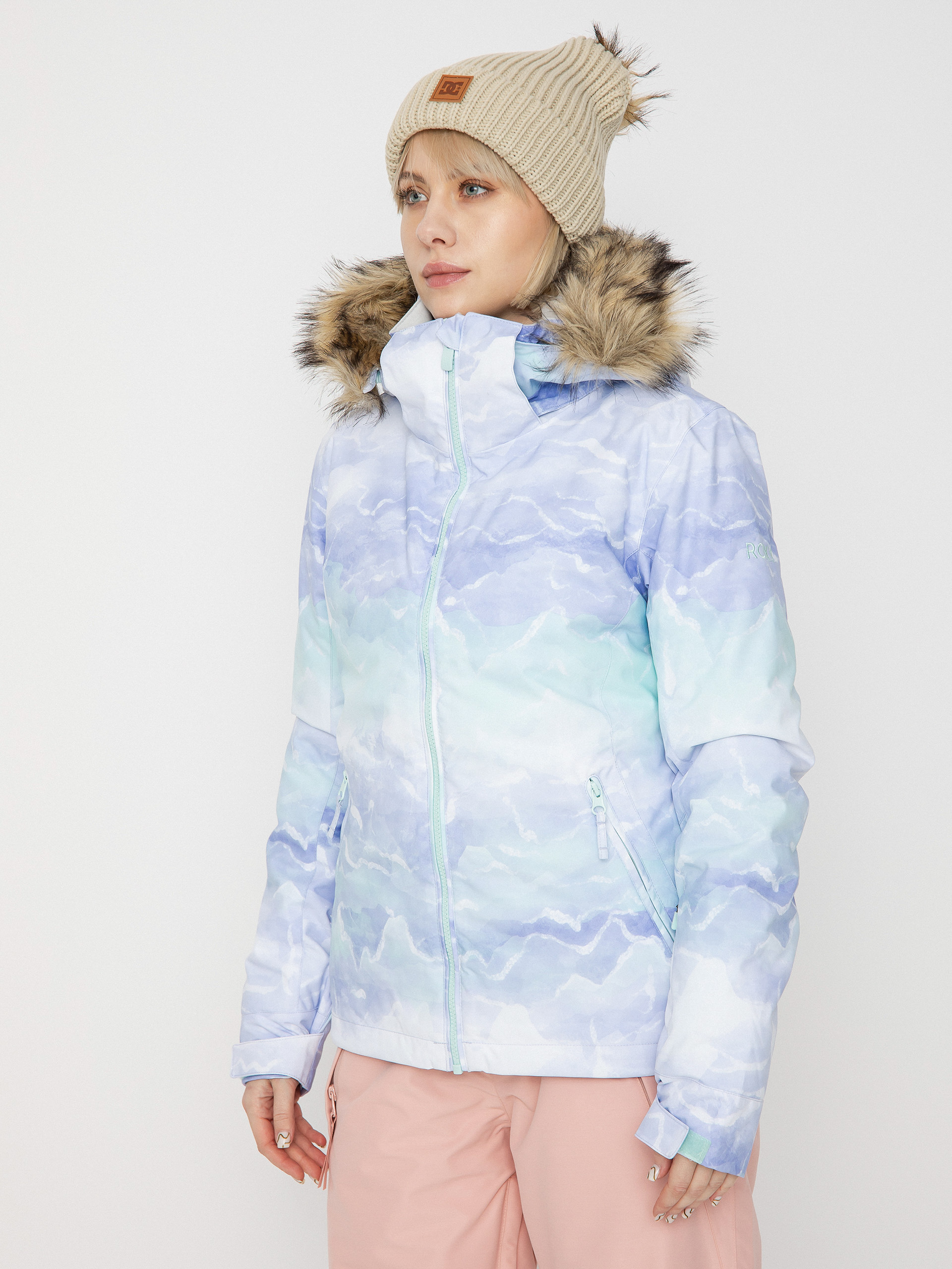 Damska Kurtka snowboardowa Roxy Jet Ski Se (fair aqua seous)