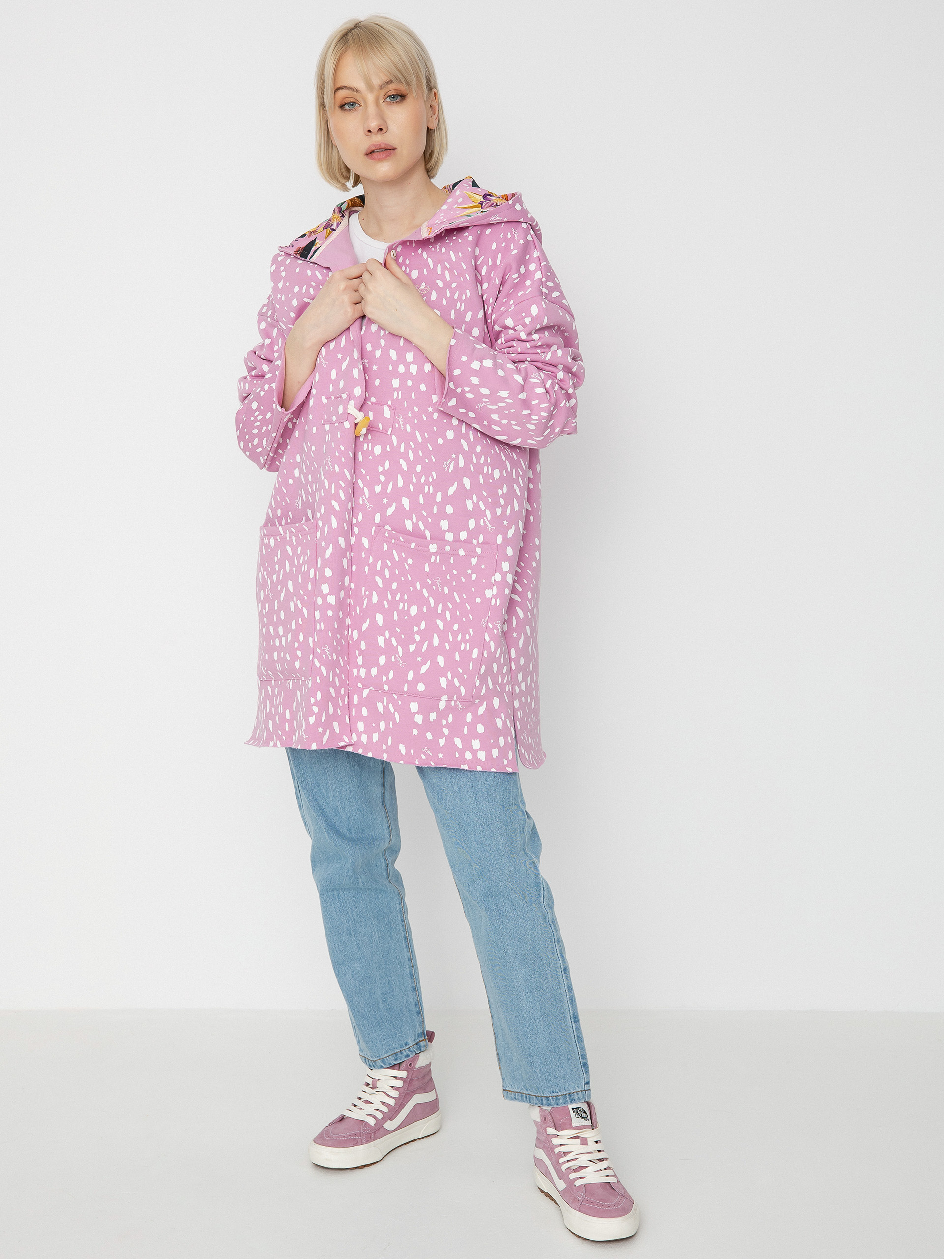 Bluza z kapturem Femi Stories Lovin ZHD Wmn (pkd)